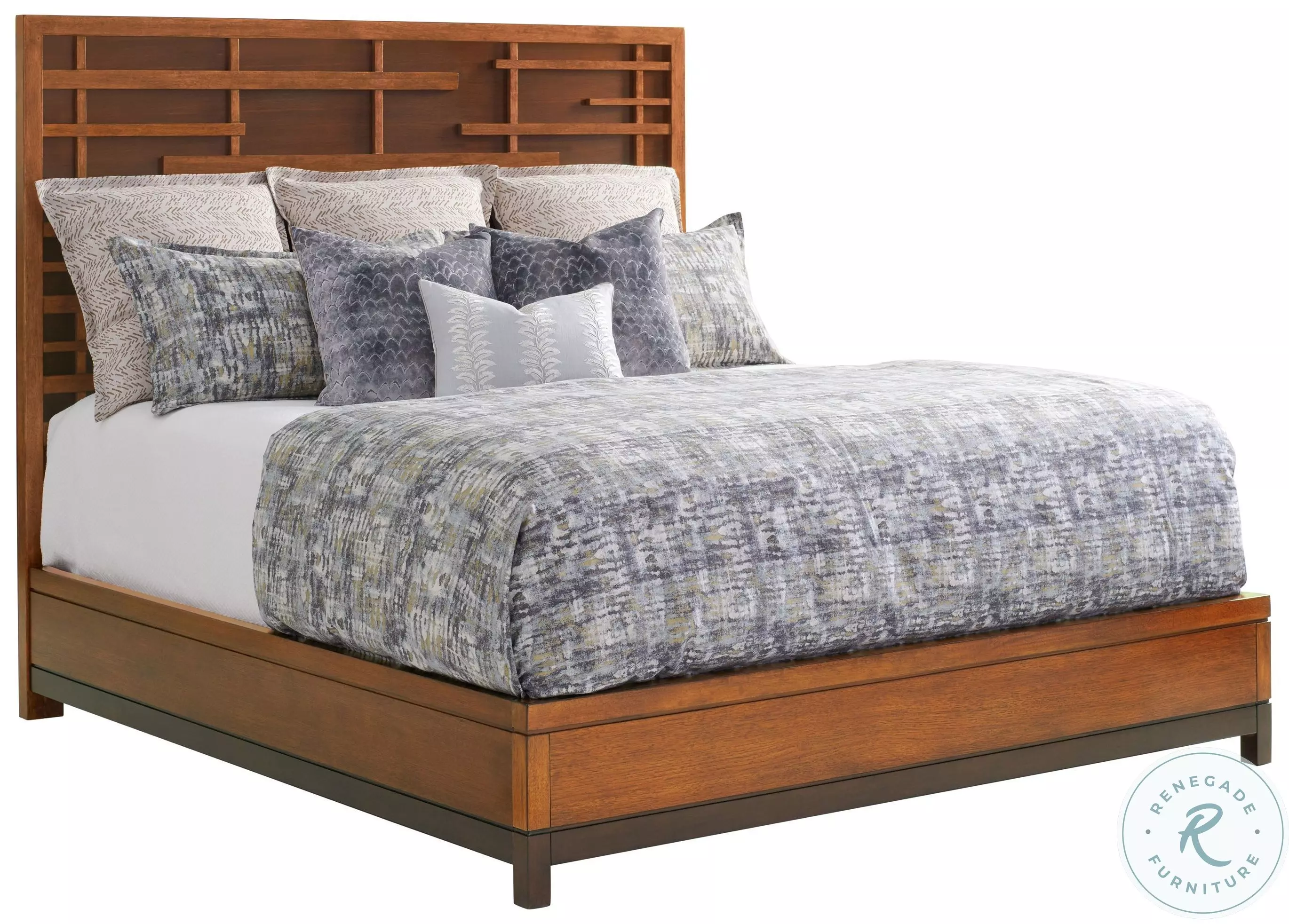 Island Fusion Shanghai King Panel Bed from Tommy Bahama (01