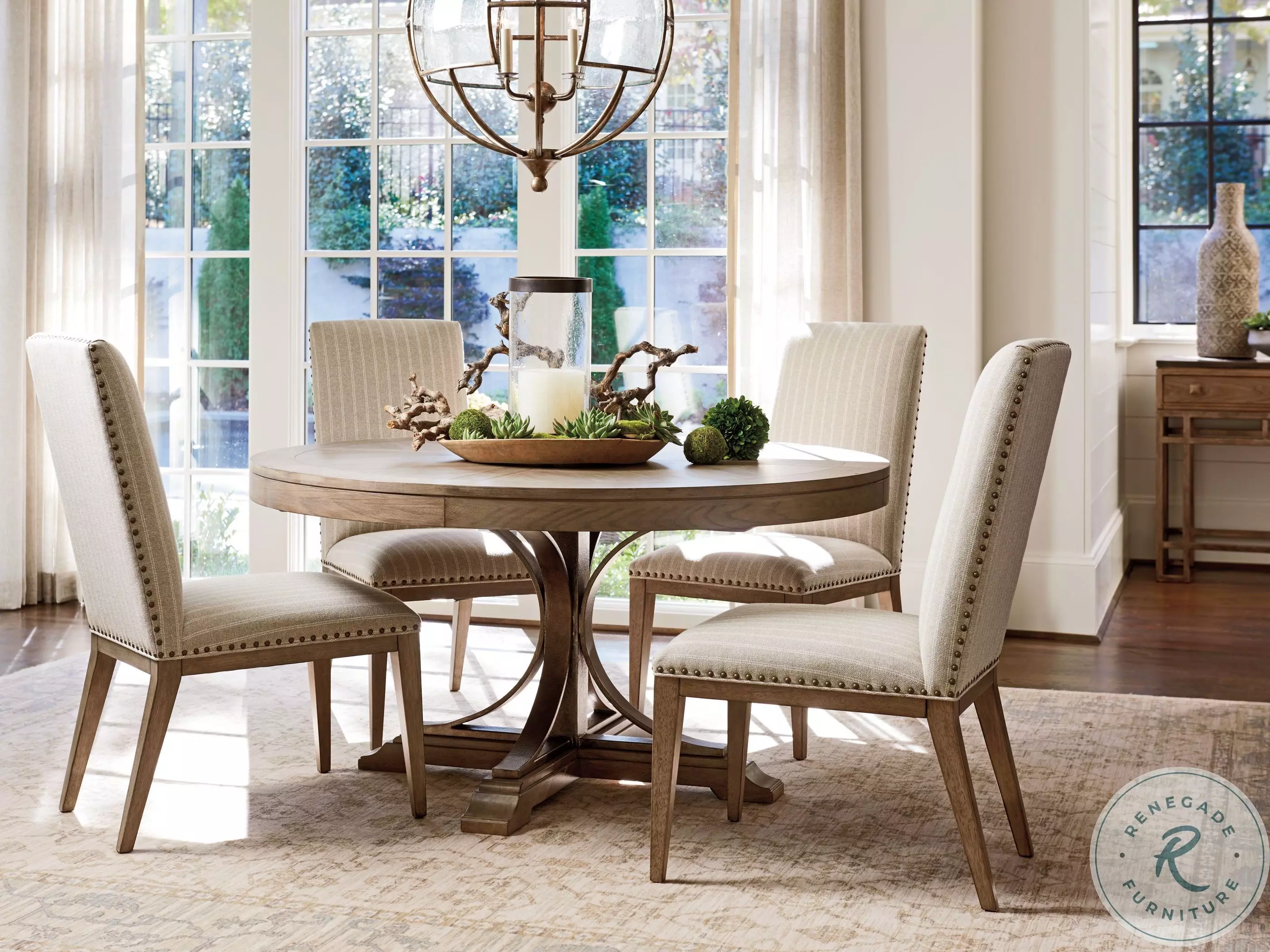 Cypress Point Natural Driftwood Gray Atwell Extendable Dining