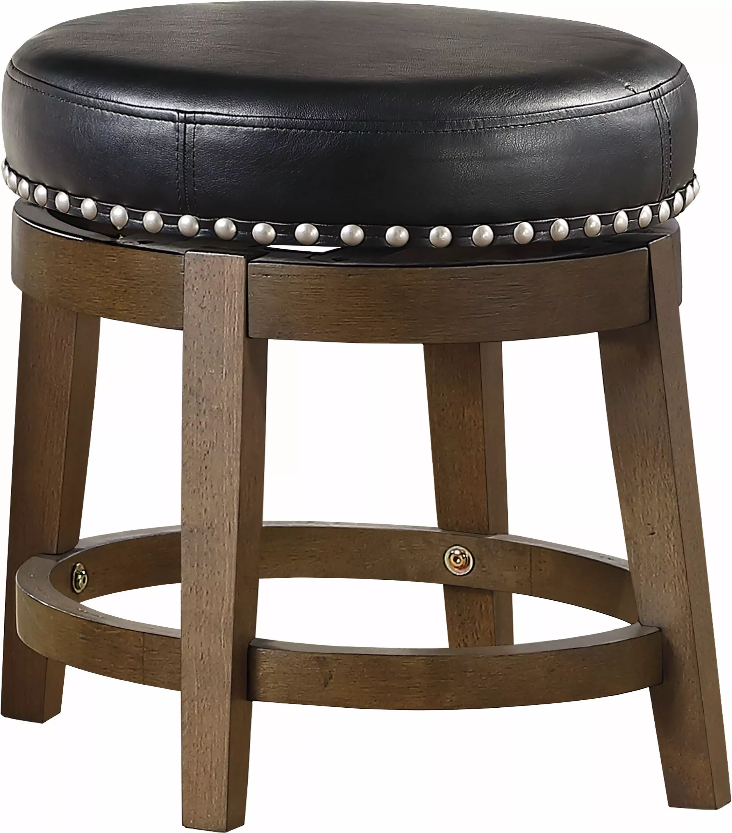 Westby Black Round Swivel Stool Set Of 2