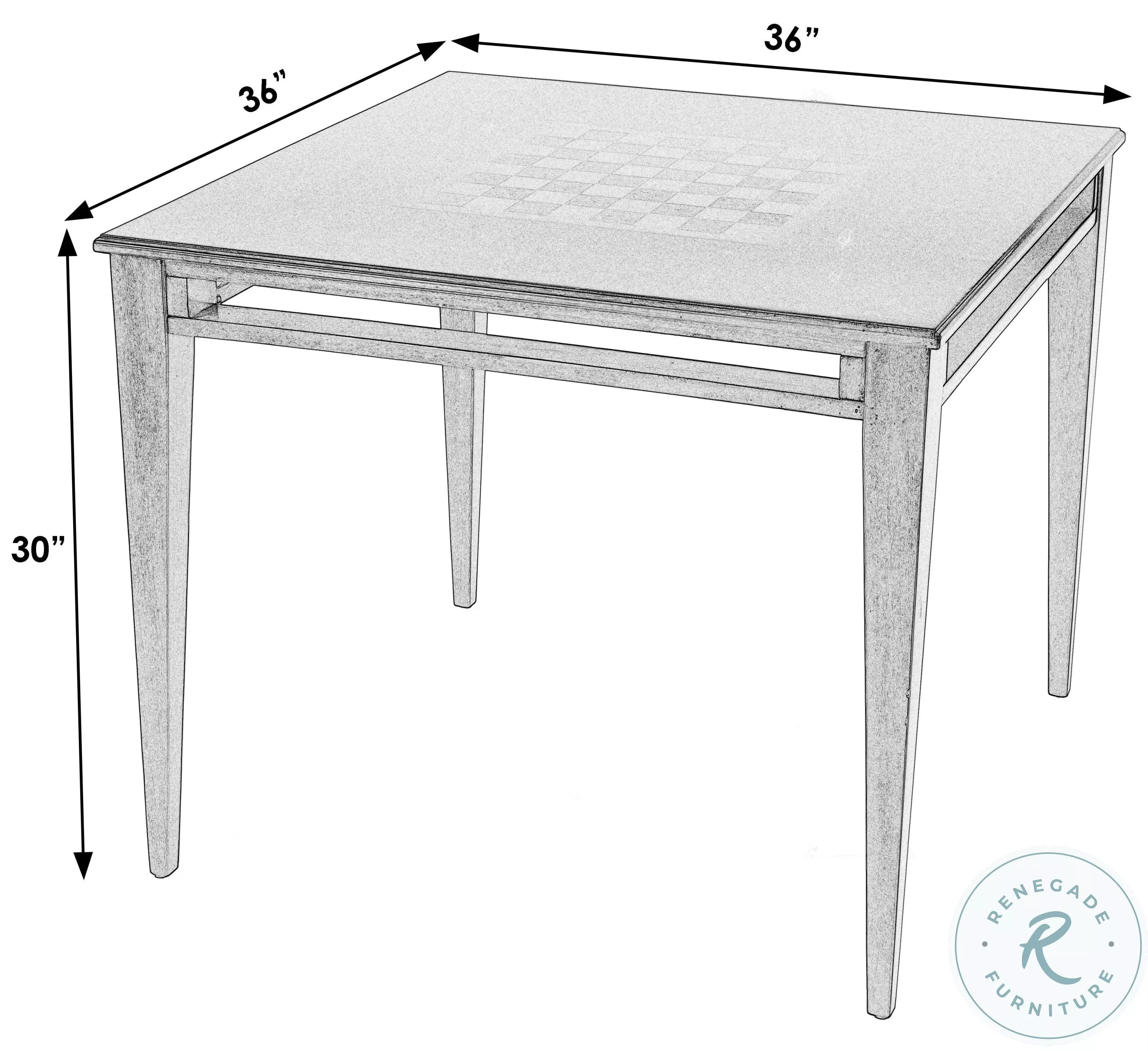Daltrey Antique Cherry Game Table