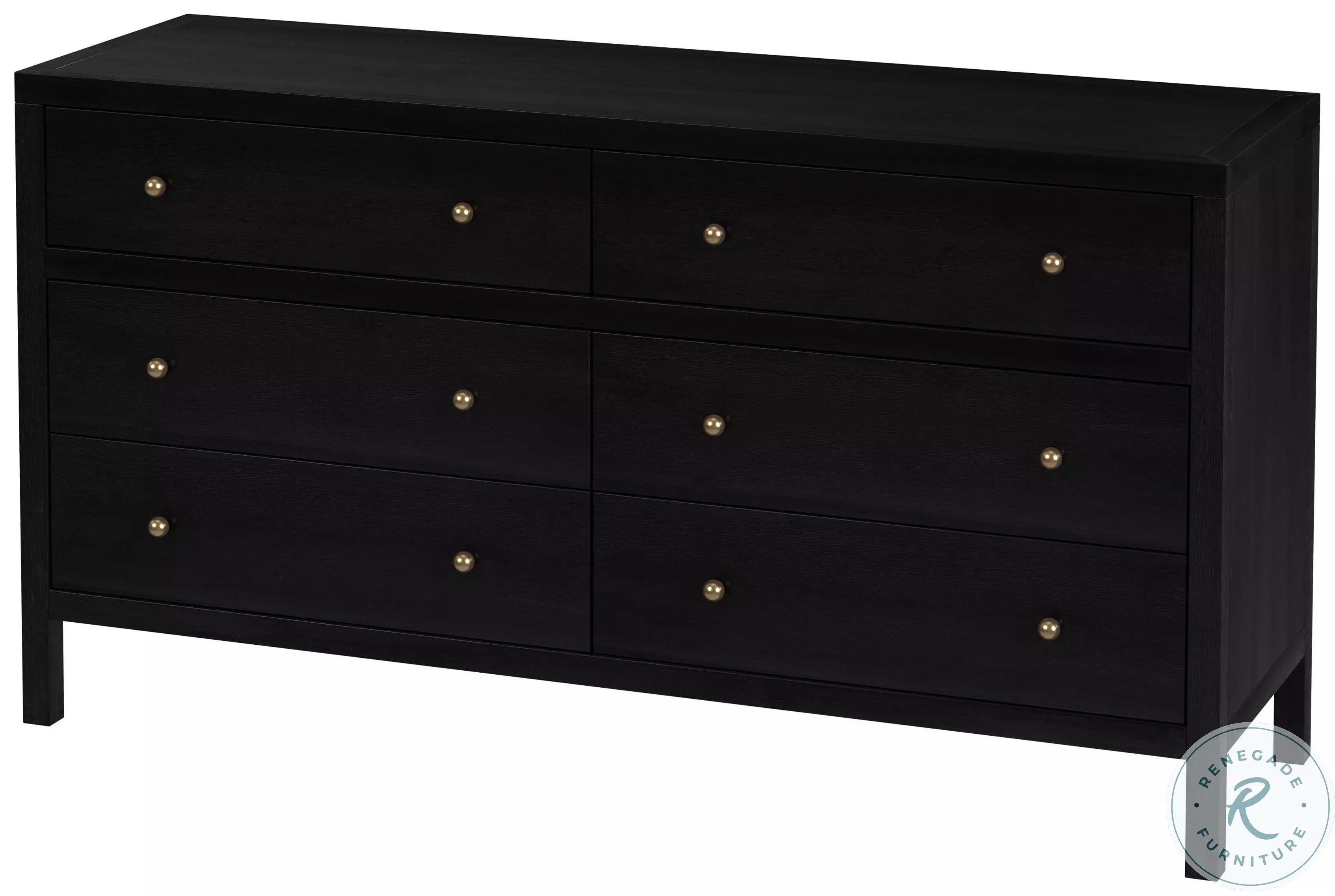 Celine Antique Coffee 6 Drawer Wide Dresser From Butler | Coleman
