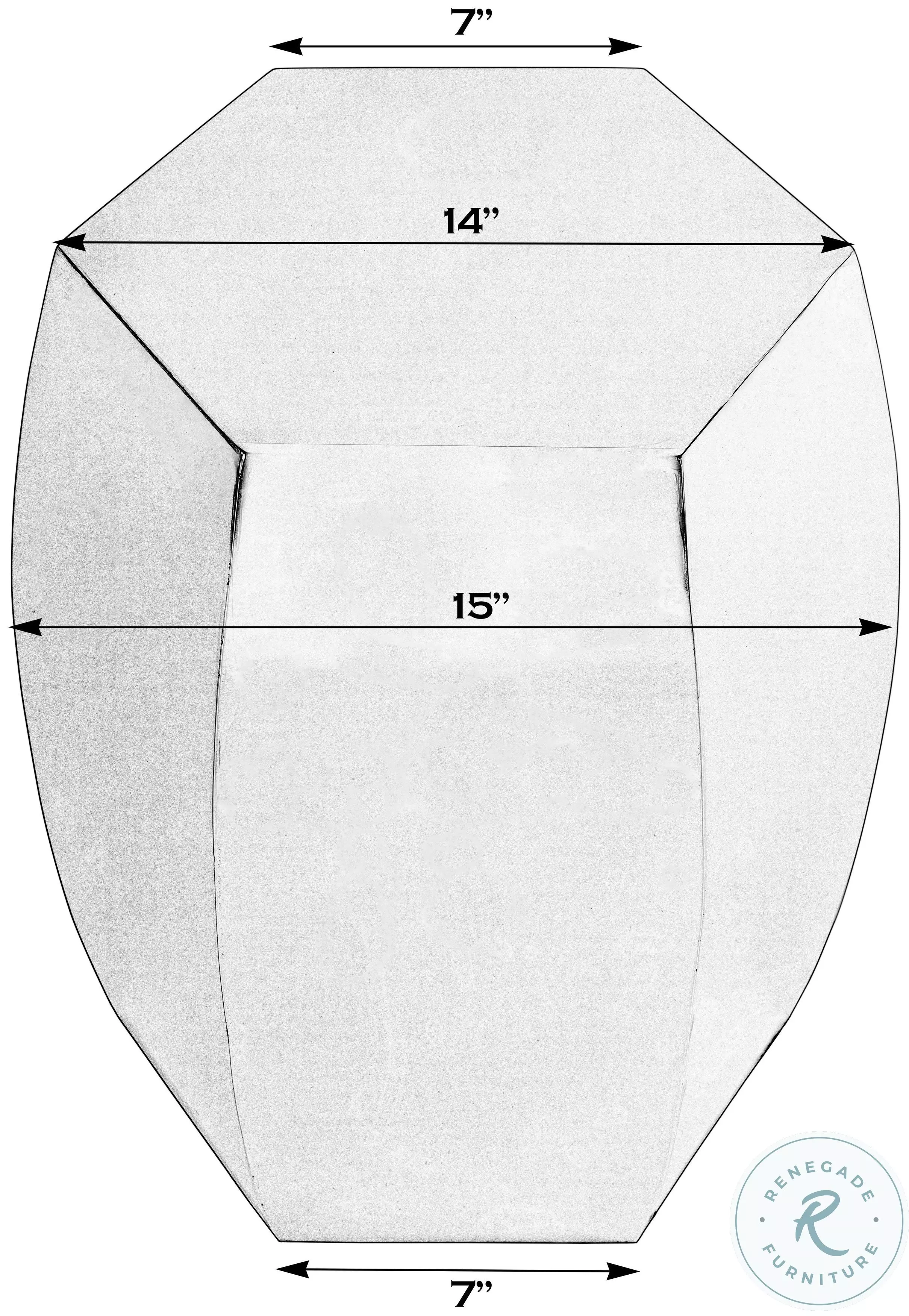 Carter Polished Silver Side Table