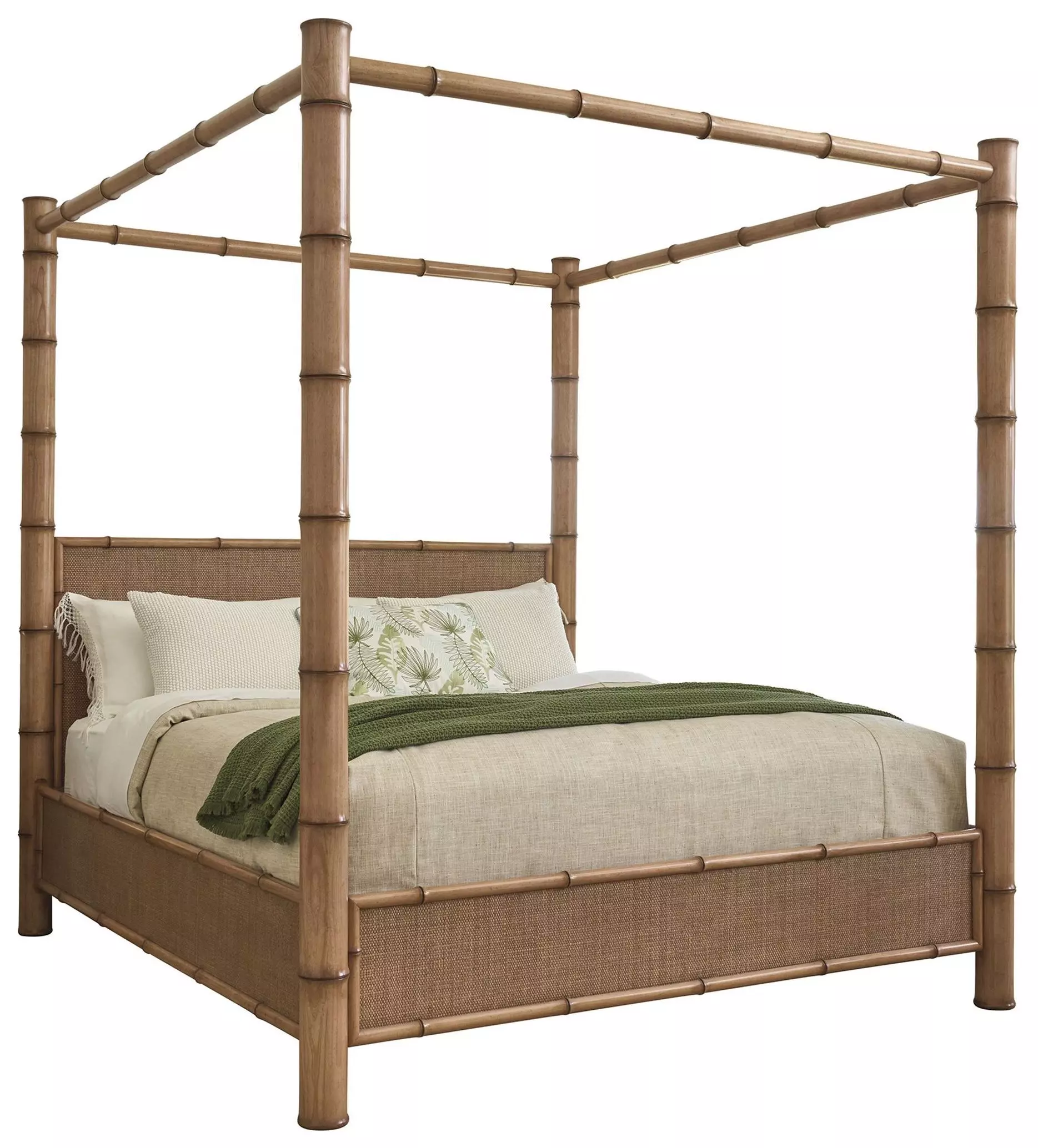 Key Biscayne Light Driftwood Islandia King Canopy Bed