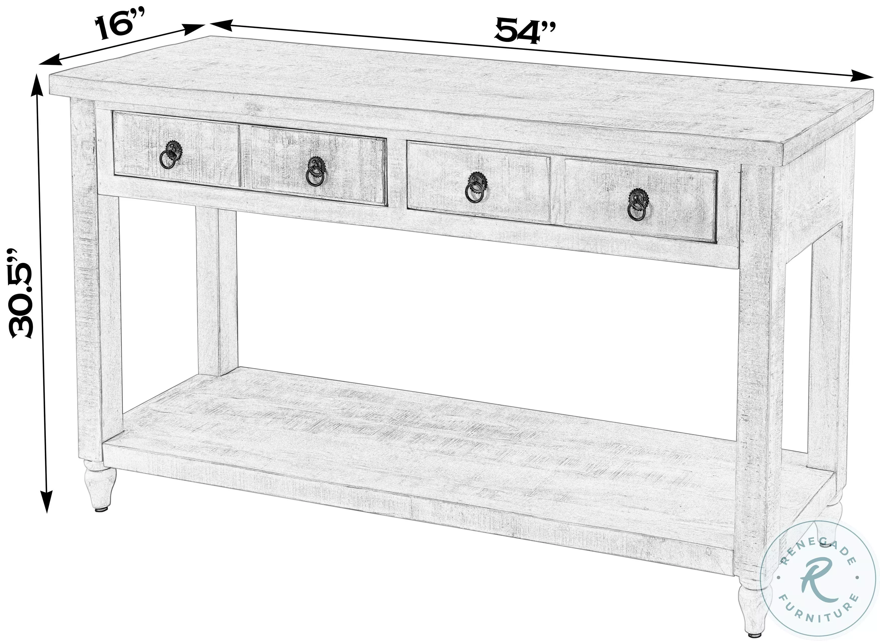Dorothy Gray 2 Drawer Console Table