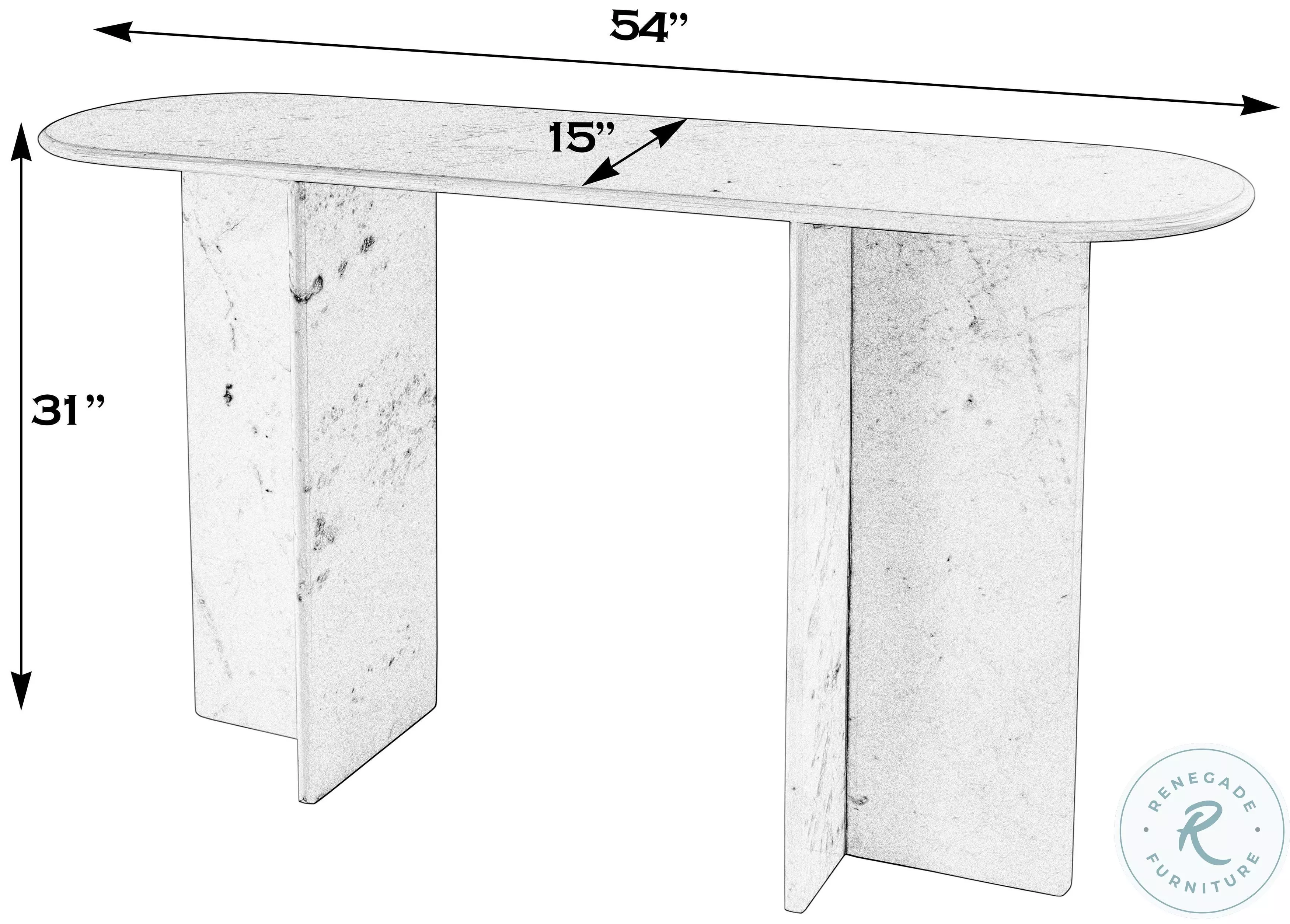 Vienna White Console Table