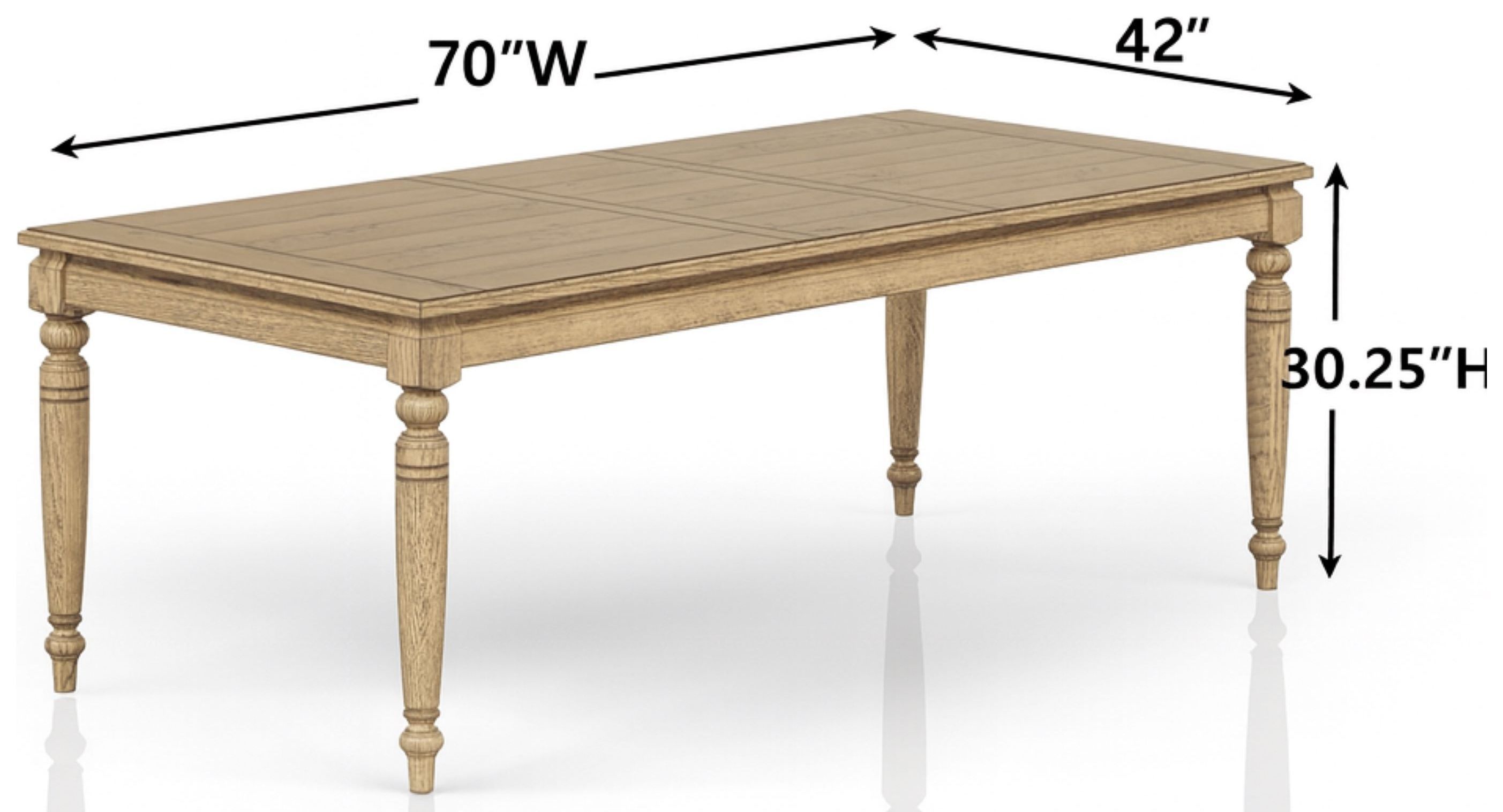 Clover Ridge Carmel Extendable Dining Table