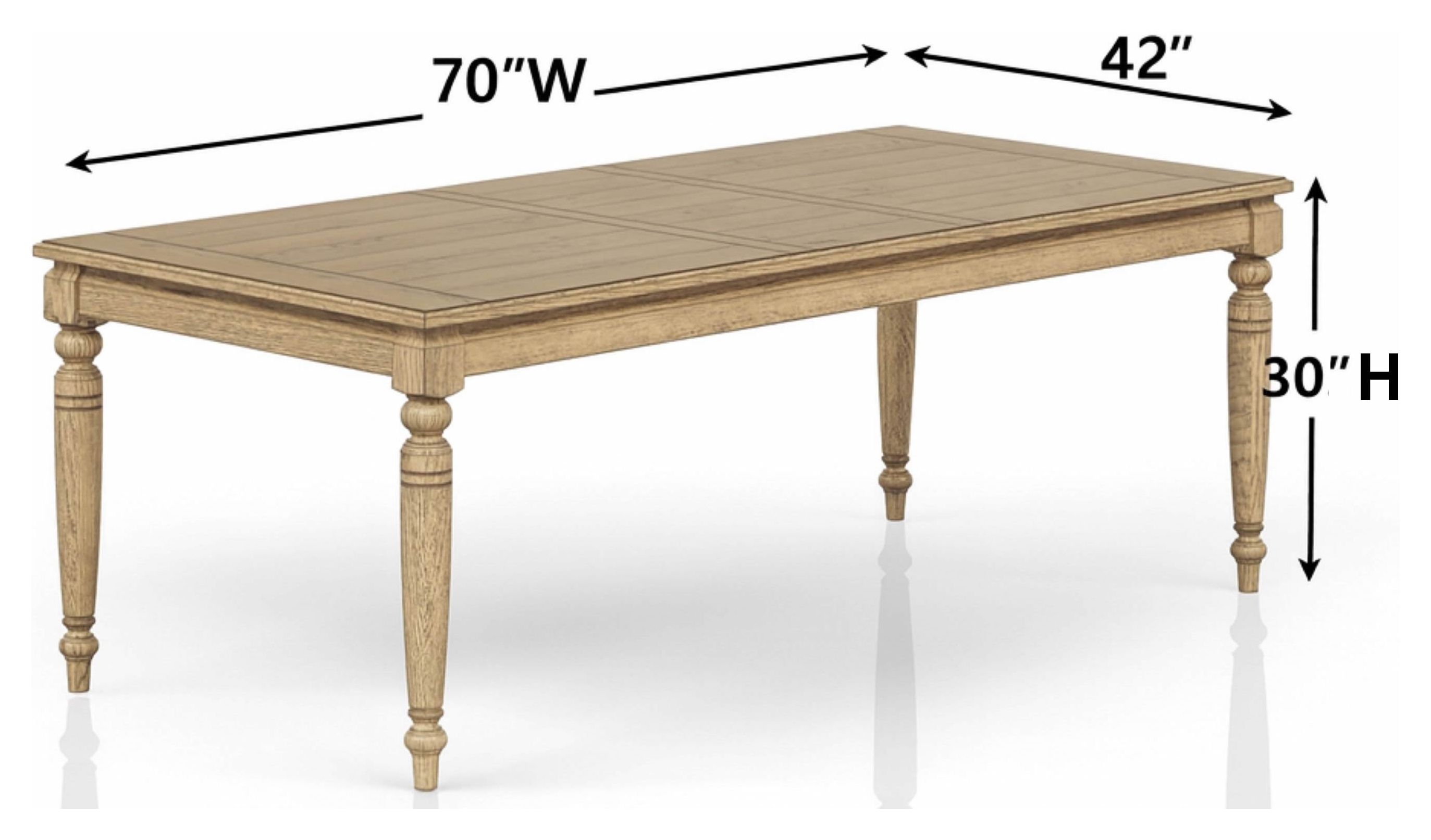 Clover Ridge Carmel Extendable Dining Table