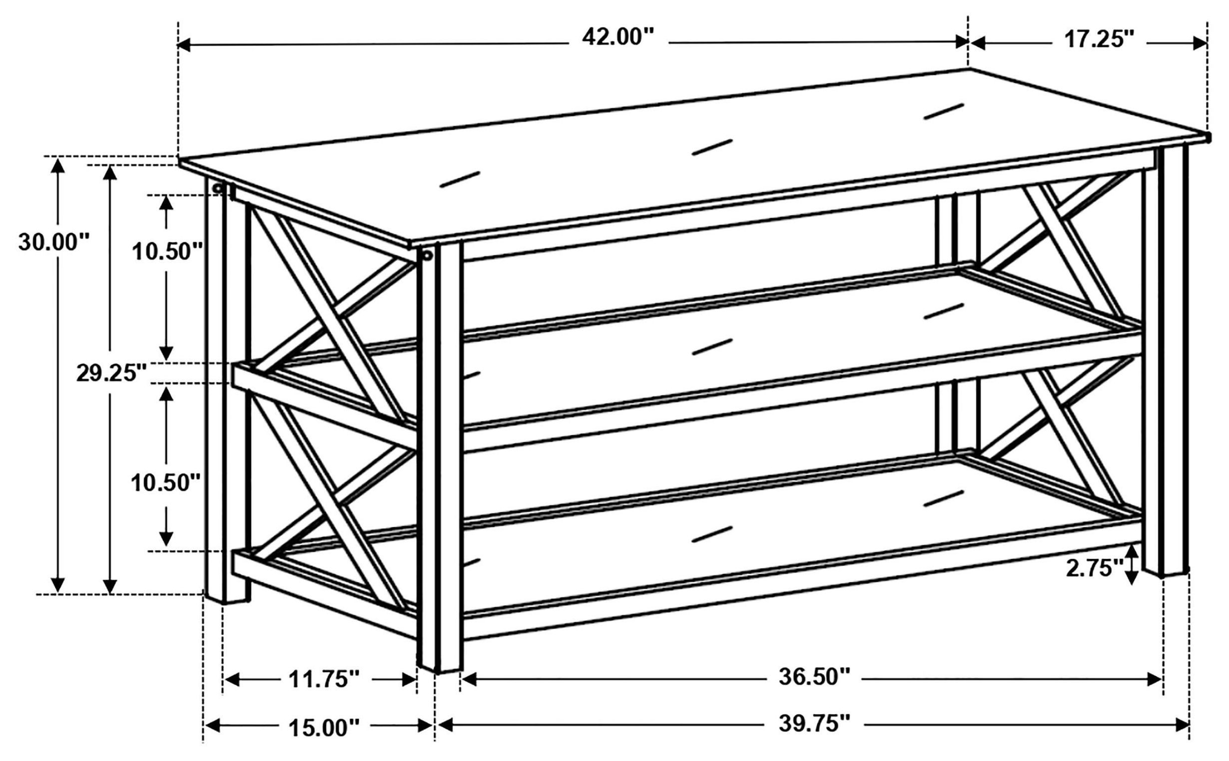 Rachelle Deep Merlot Sofa Table