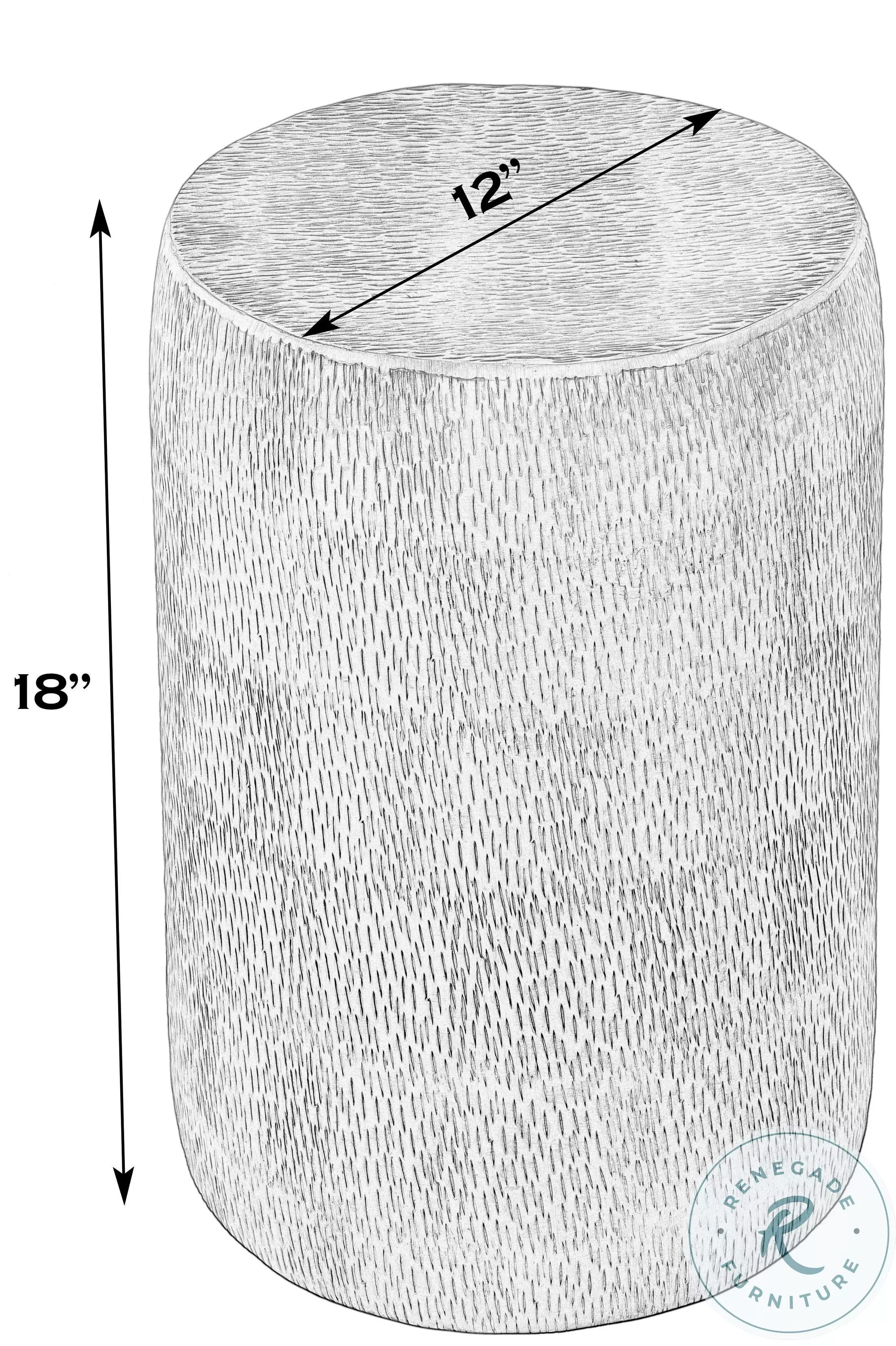 Sahara Antique Gold Round End Table