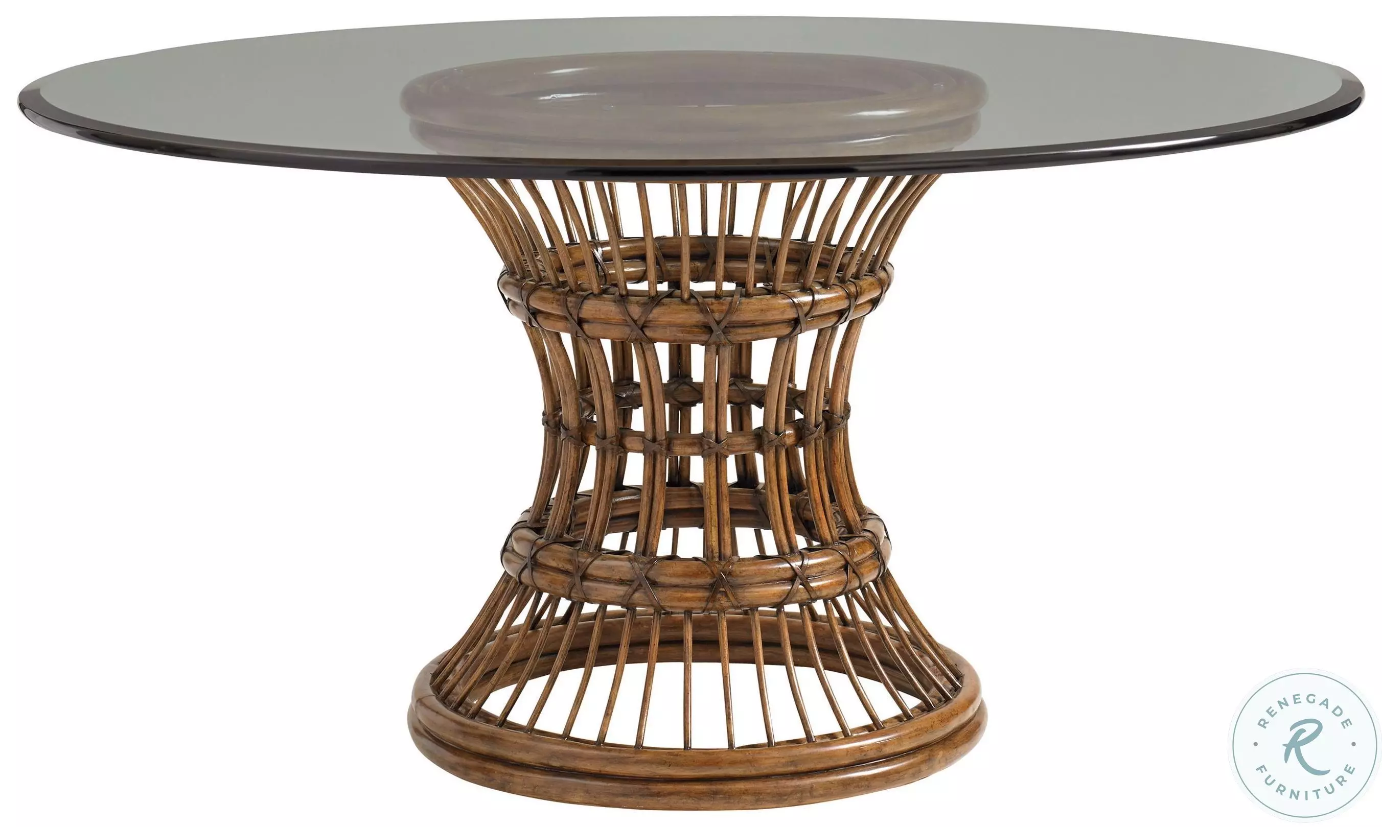 Bali Hai Brown Latitude Glass Top 84