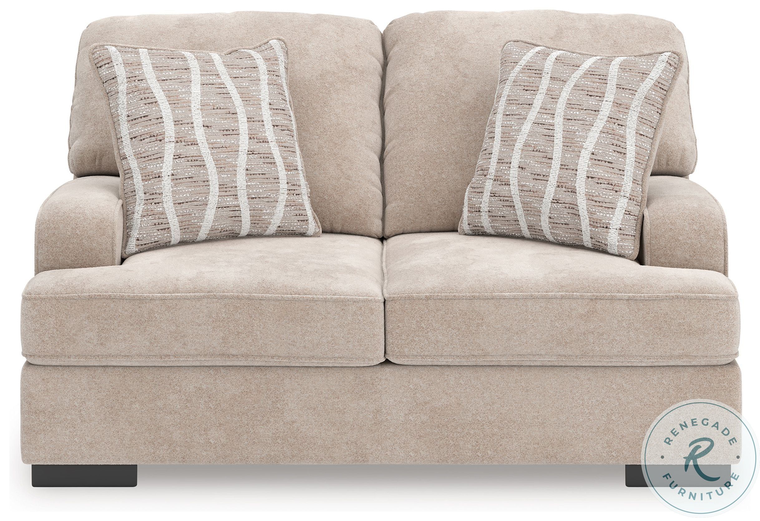 エルセーヌ　スレア　アピシア High Profile Taupe Loveseat From Ashley Furniture | Coleman Furniture