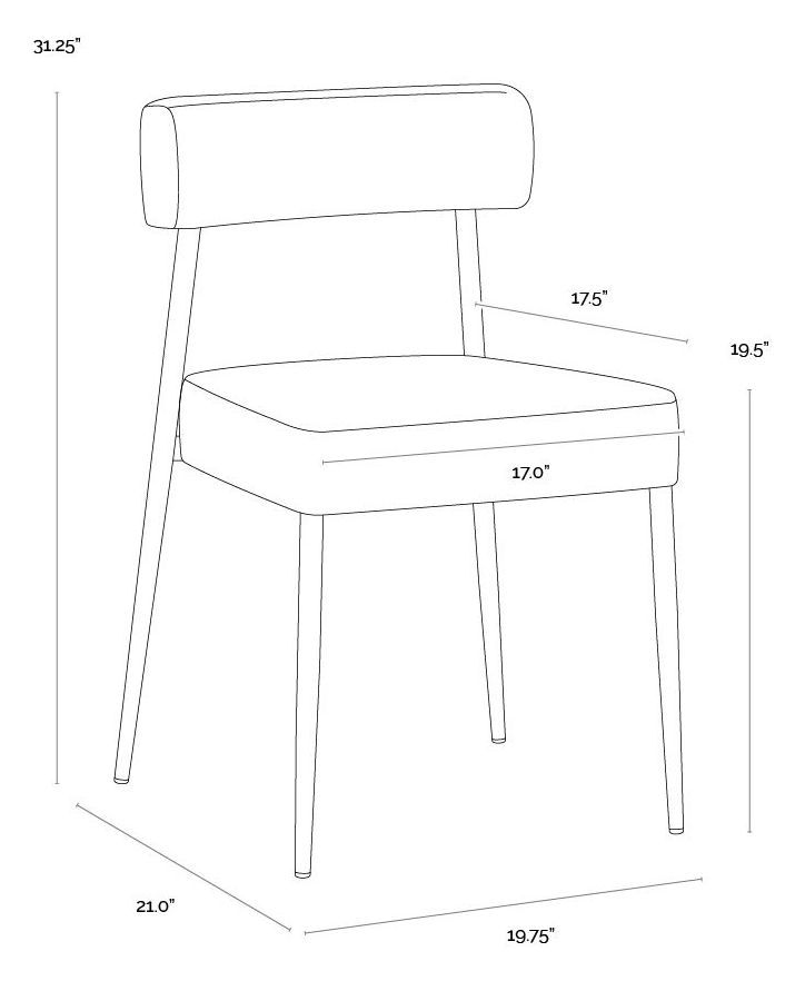 Kiran Kona Backwoods and Noah Meadow Stackable Dining Chair Set of 2