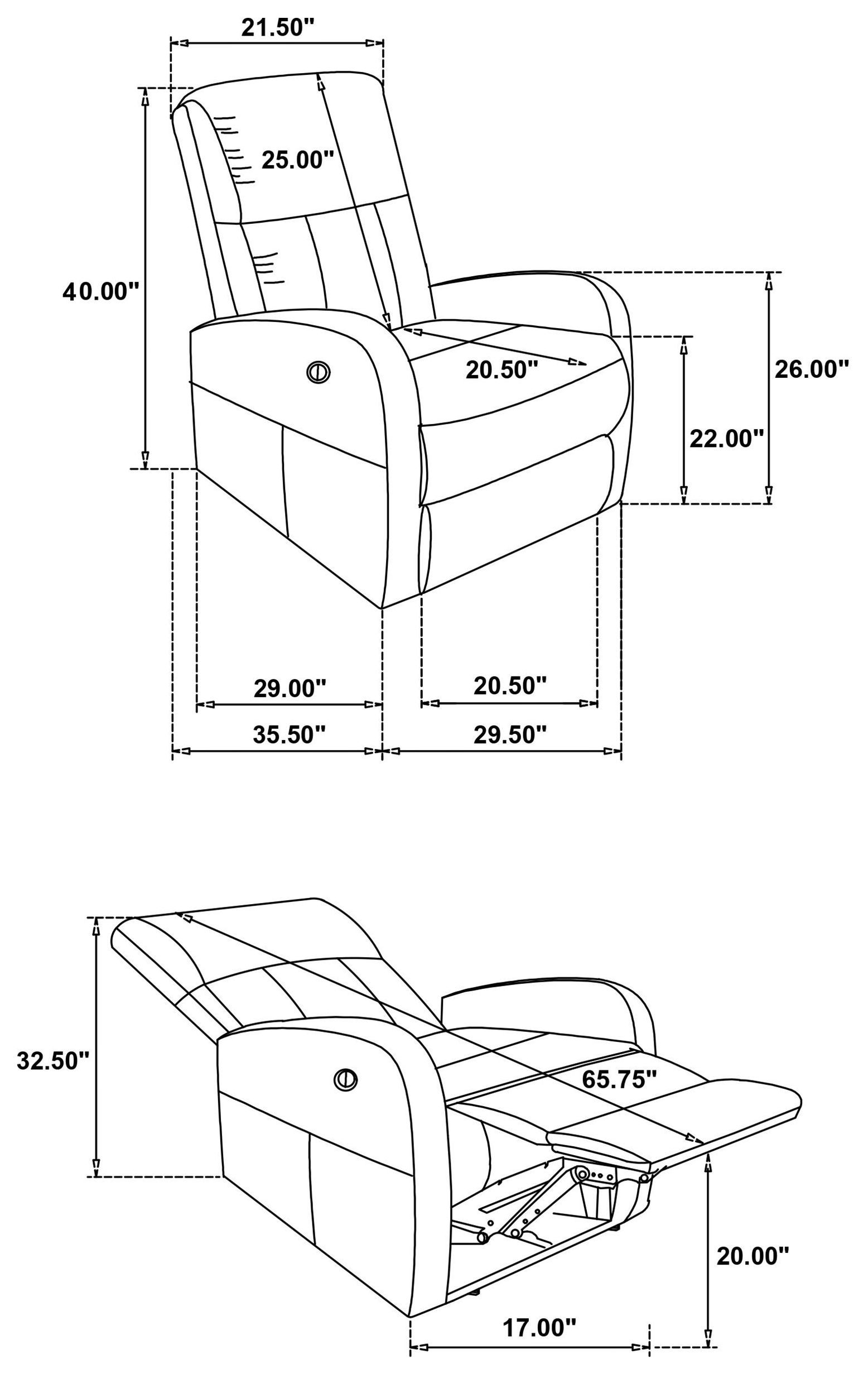 Grant Camel Power Recliner