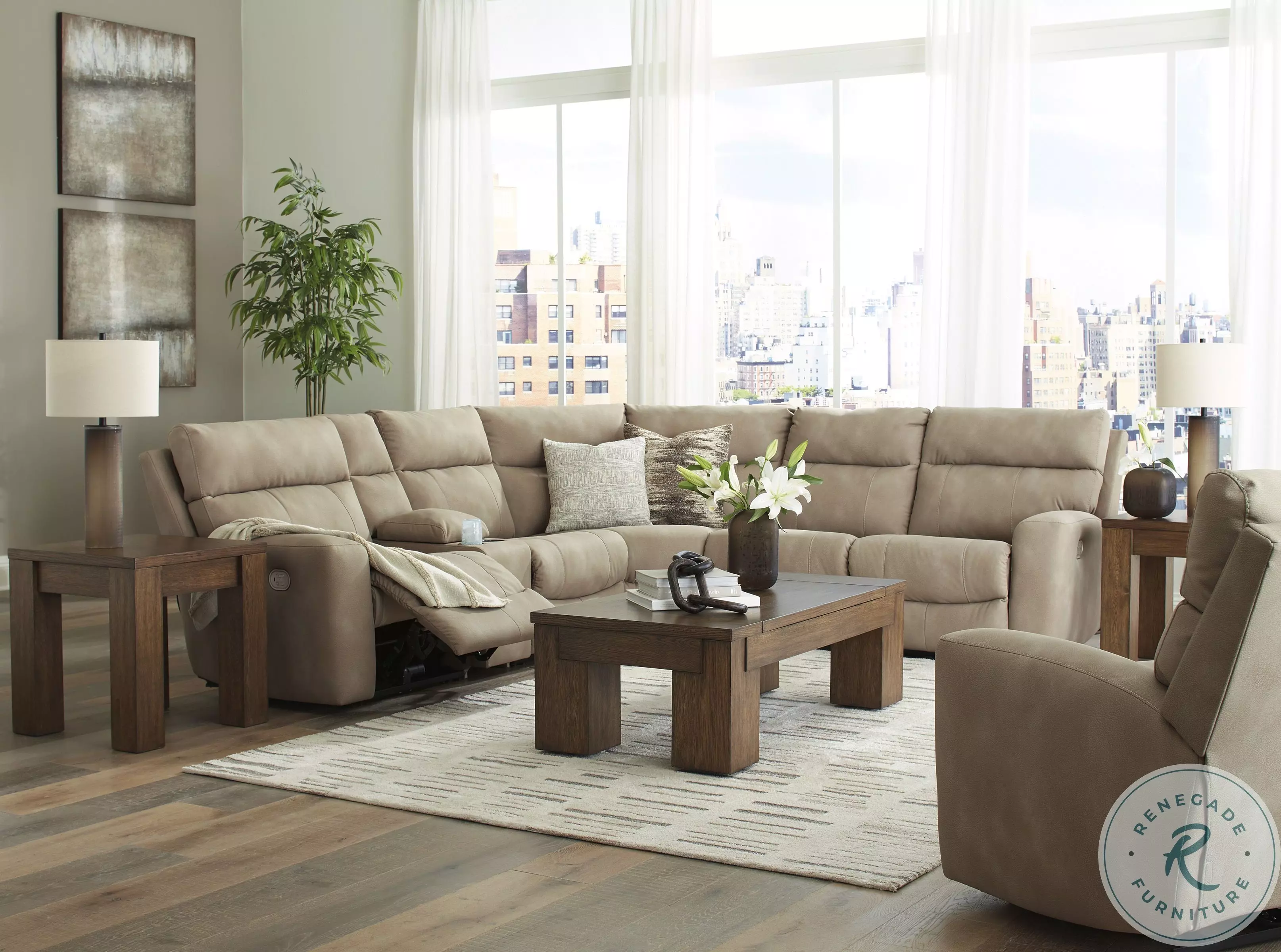 Luze Sombra アーバンシリーズ Logan Modular Sectional | Joybird