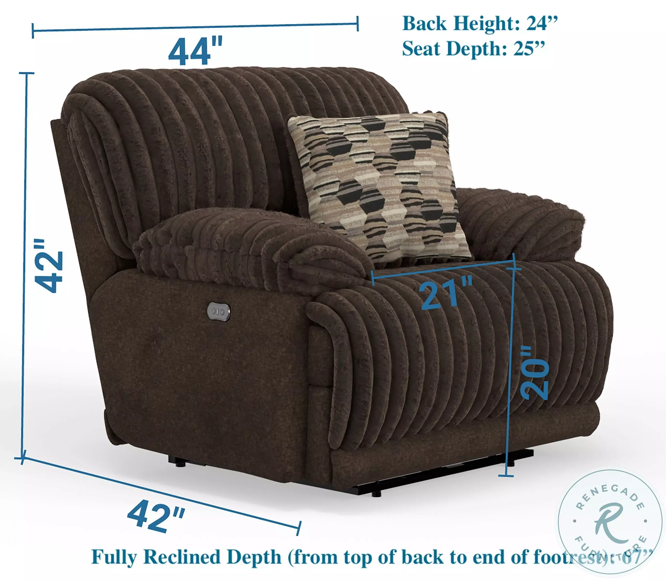 Hollifield Chocolate Wall Hugger Power Recliner From Catnapper