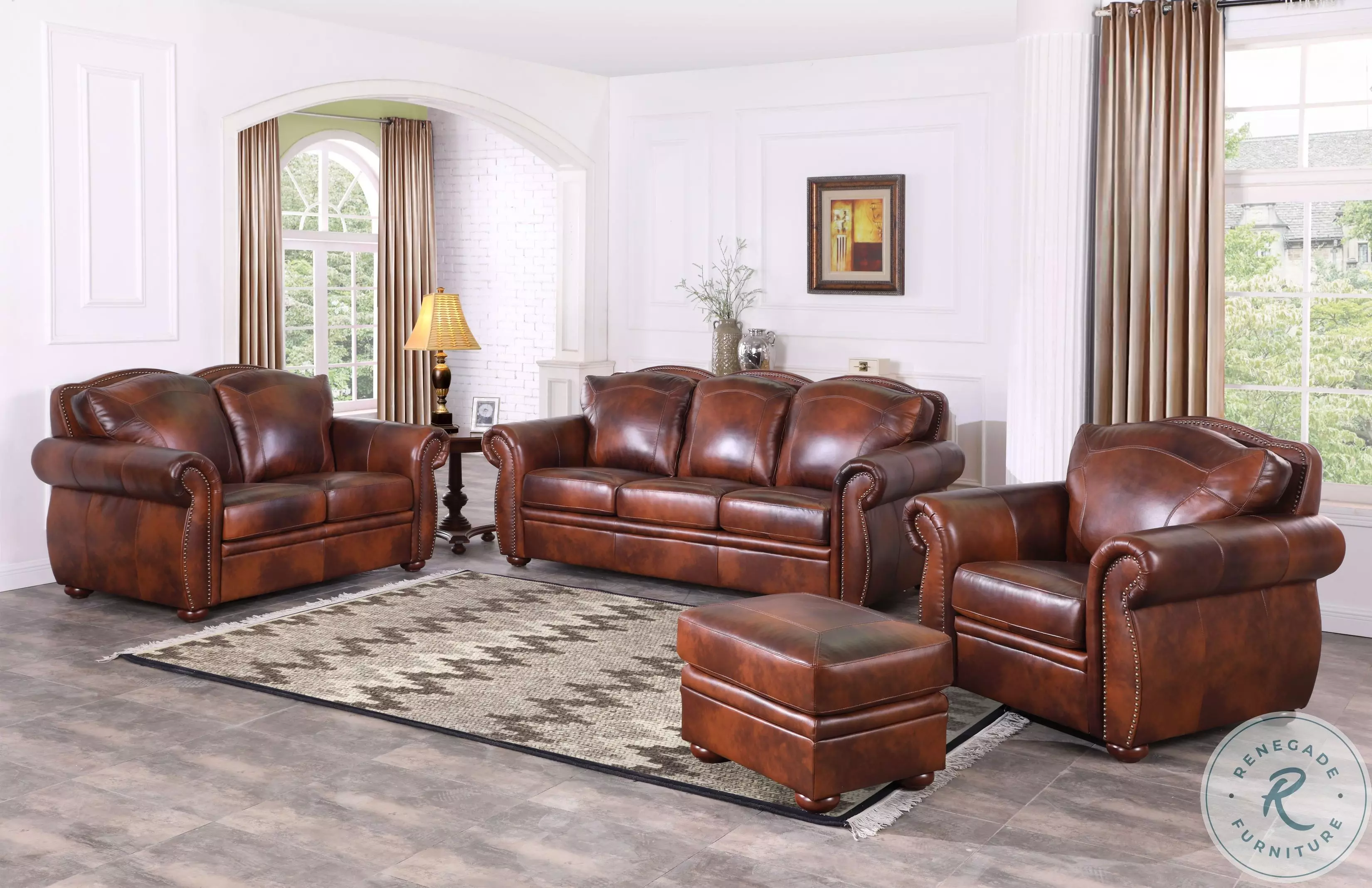 Ardentia Marco Leather Living Room Set from Bellavita Leather