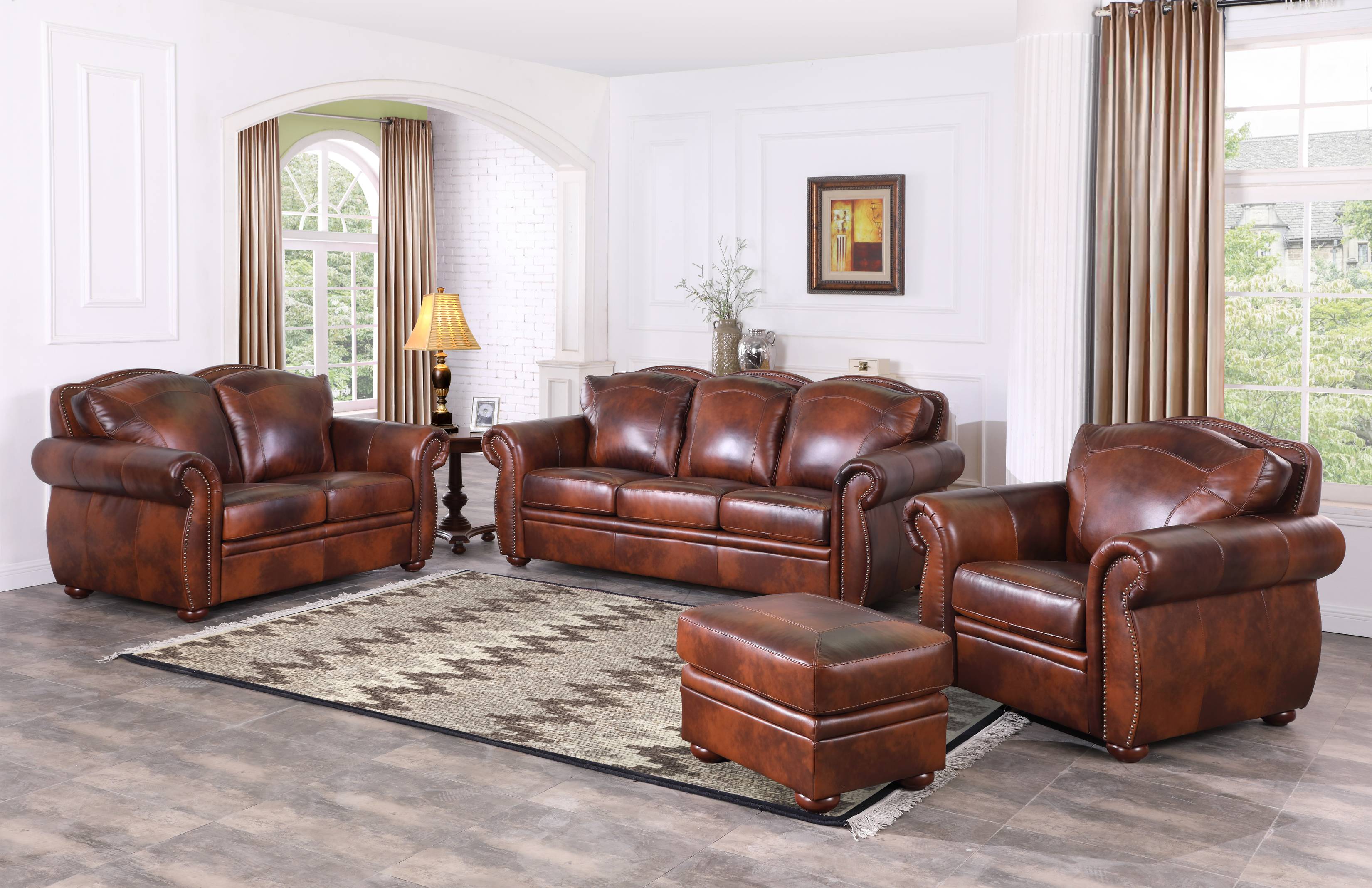 【suits style MZK 】niko and… ソファ Arizona Marco Living Room Set from Leather Italia | Coleman Furniture