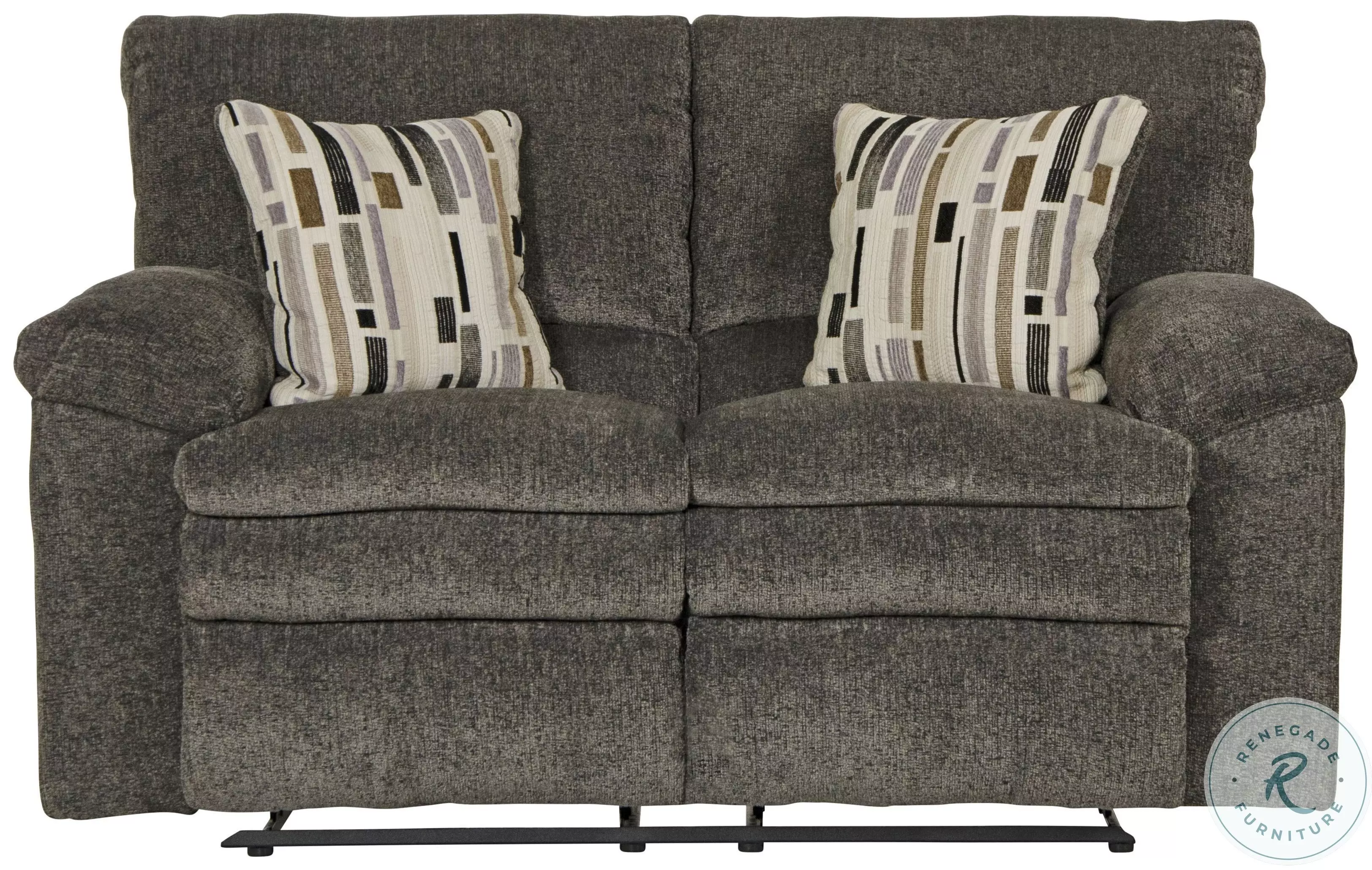 Tosh Pewter Power Reclining Loveseat from Catnapper | Coleman