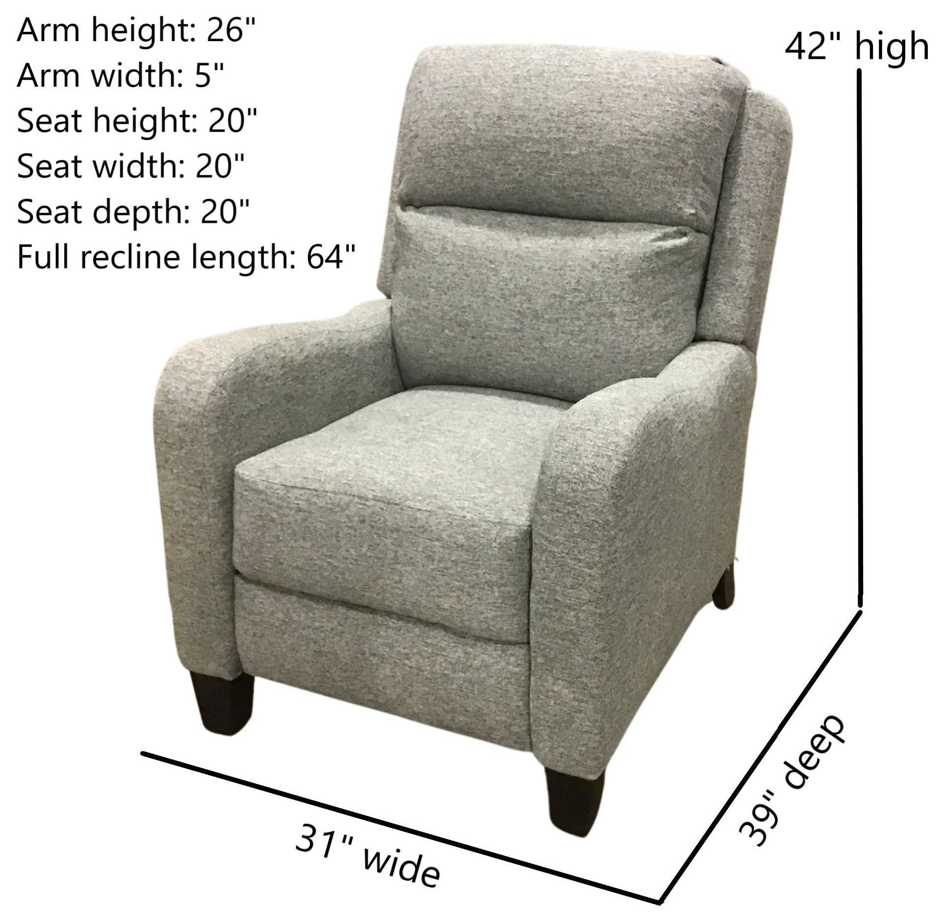 Prestige Halifax Dove Power Headrest Hi-Leg Recliner with USB