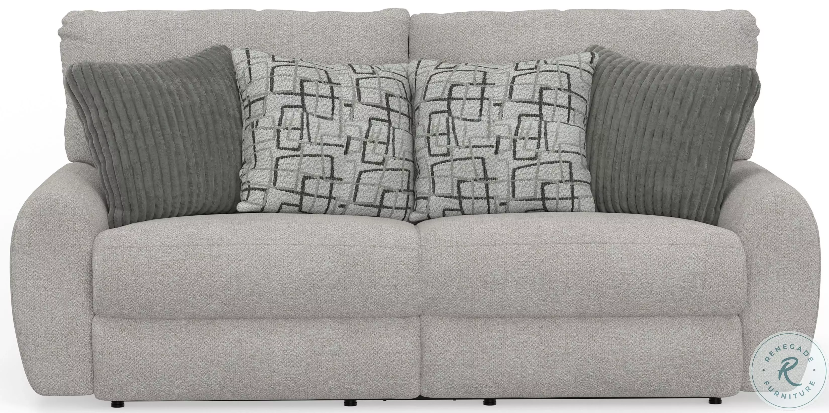 ESTIMATE Sofa & Cat フィギュアセット　エリックソウ Maxwell Cream Deep Seat Power Reclining Sofa From Catnapper