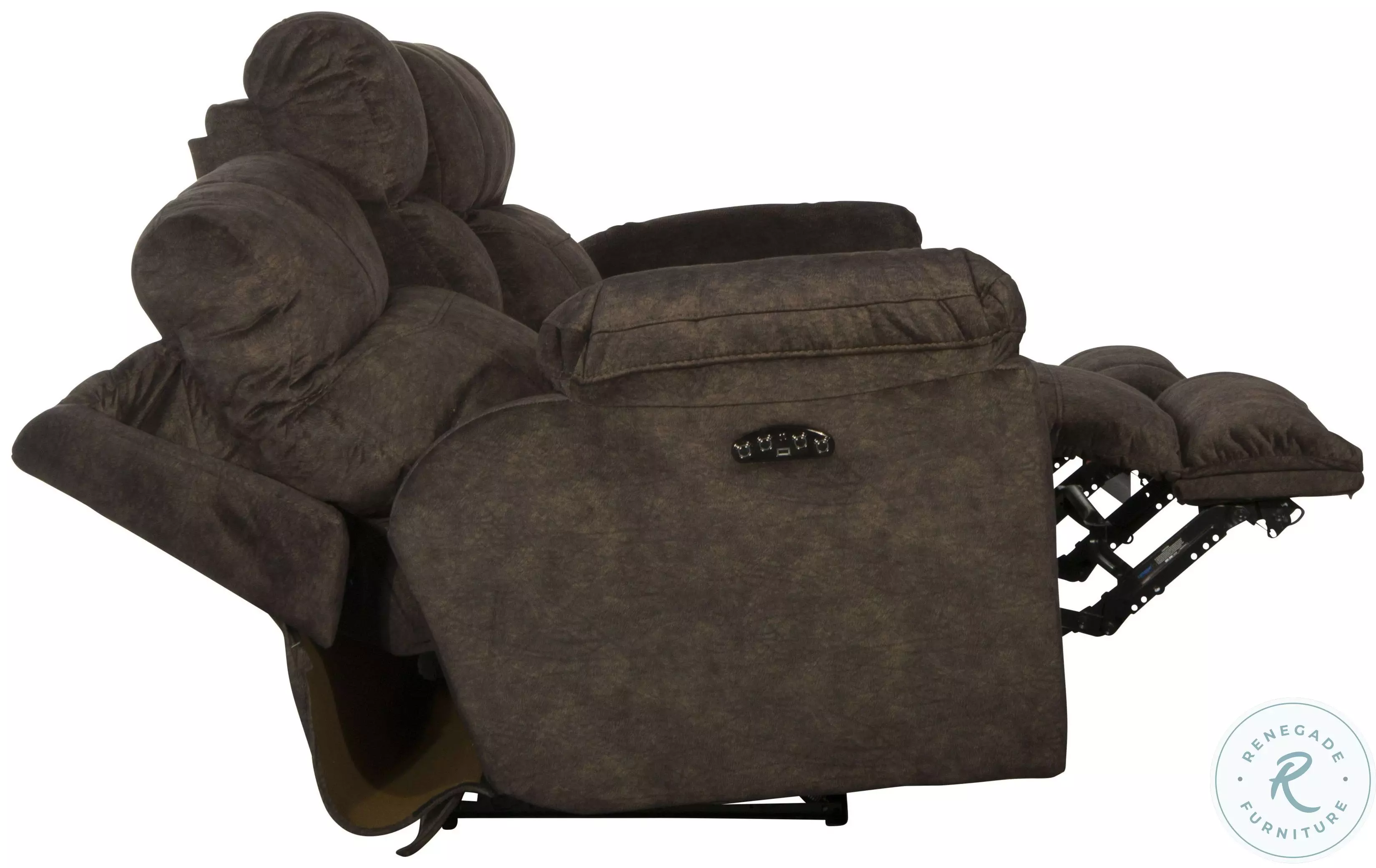 Sedona Mocha Power Reclining Console Loveseat from Catnapper