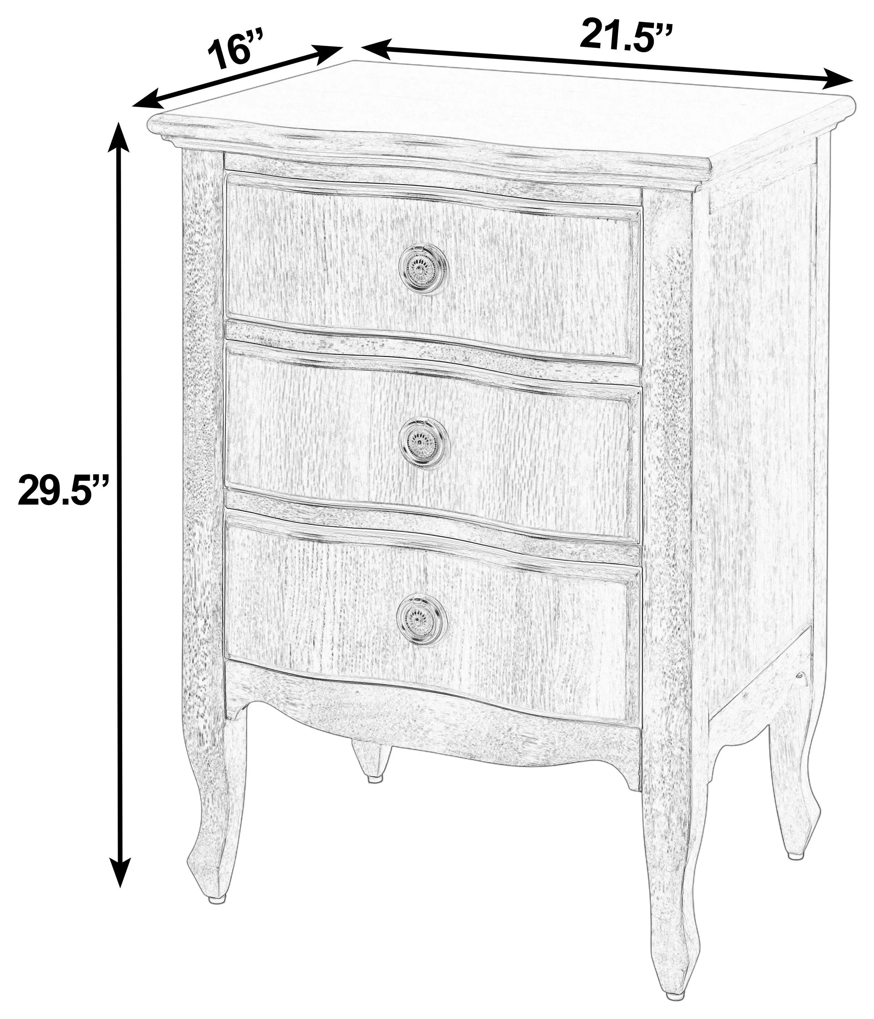Nigel Brown 3 Drawer Accent Chest