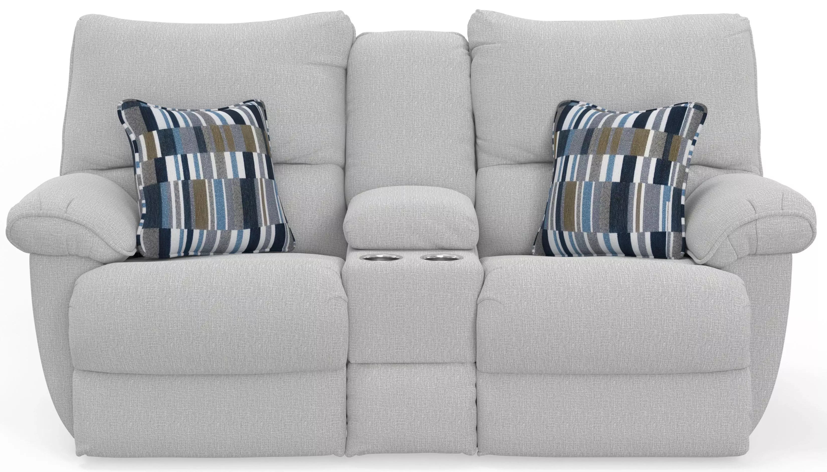 ラコリーヌ Lenny Winter Power Lay Flat Reclining Console Loveseat From