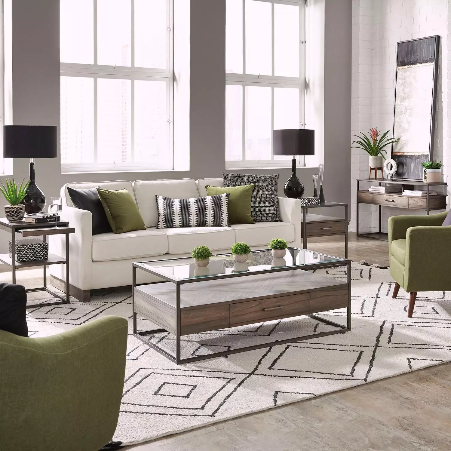 Liberty Furniture Industries, Inc Jamestown Rectangular Cocktail Table - Brown