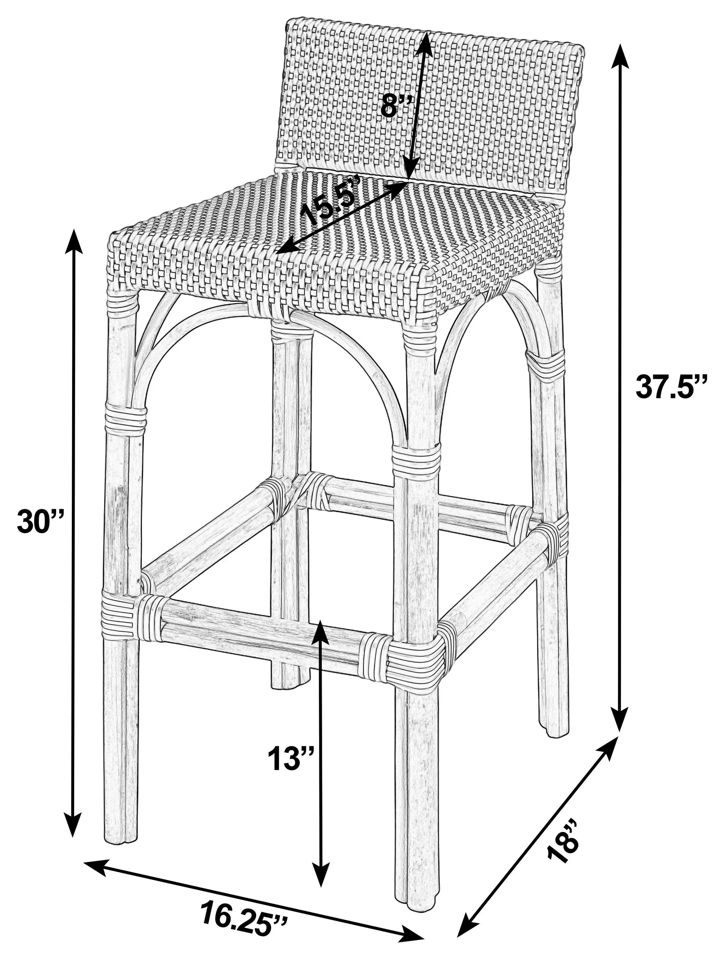 Serienna Natural Bar Stool