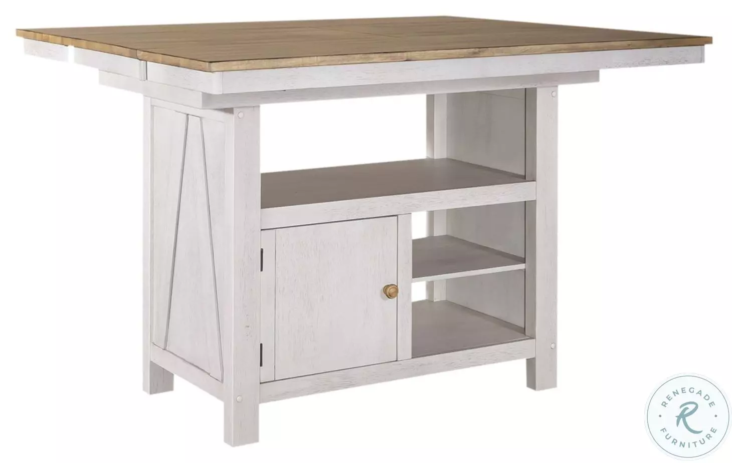 Lindsey Farm Weathered White And Sandstone Extendable Kitchen