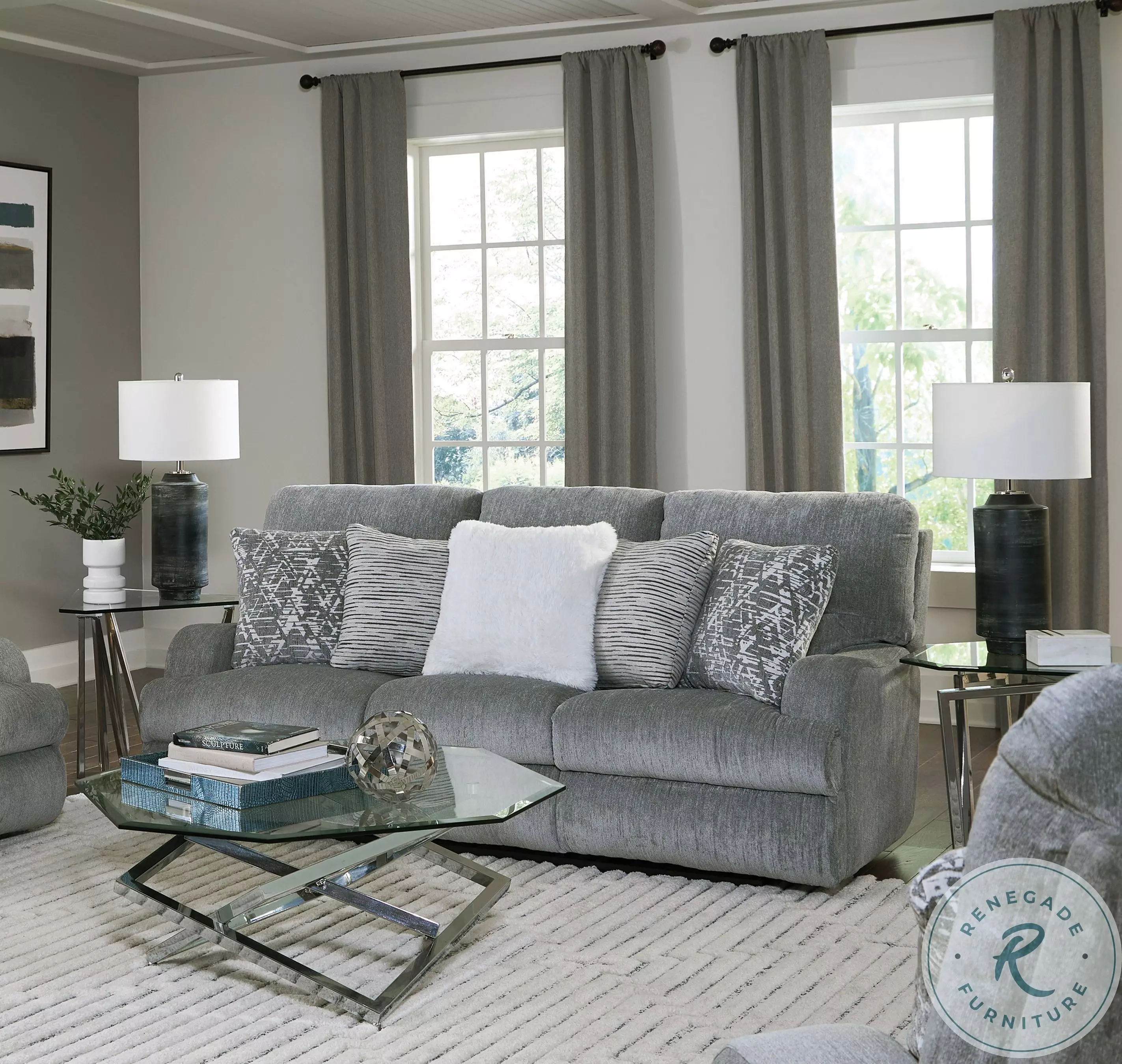 Zane Shark Power Reclining Sofa From Catnapper | Coleman Furniture