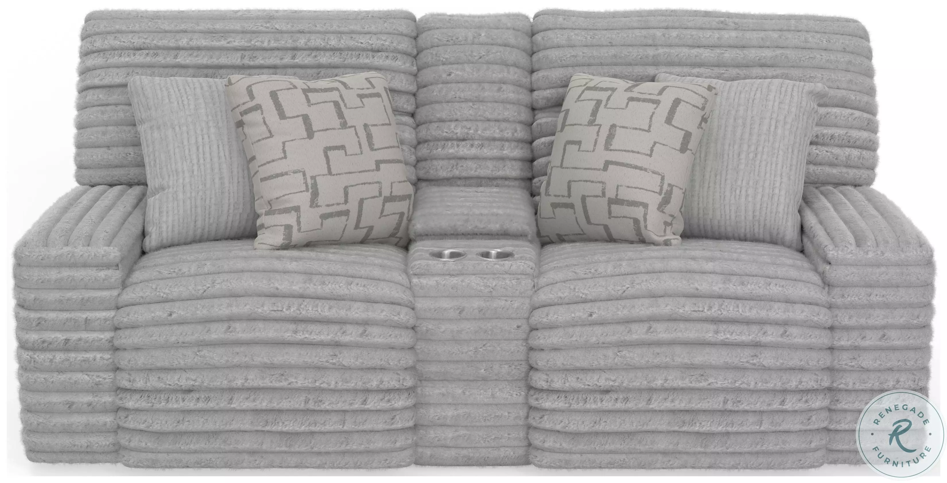 Lynx Moonstruck Zero Gravity Power Reclining Console Loveseat From