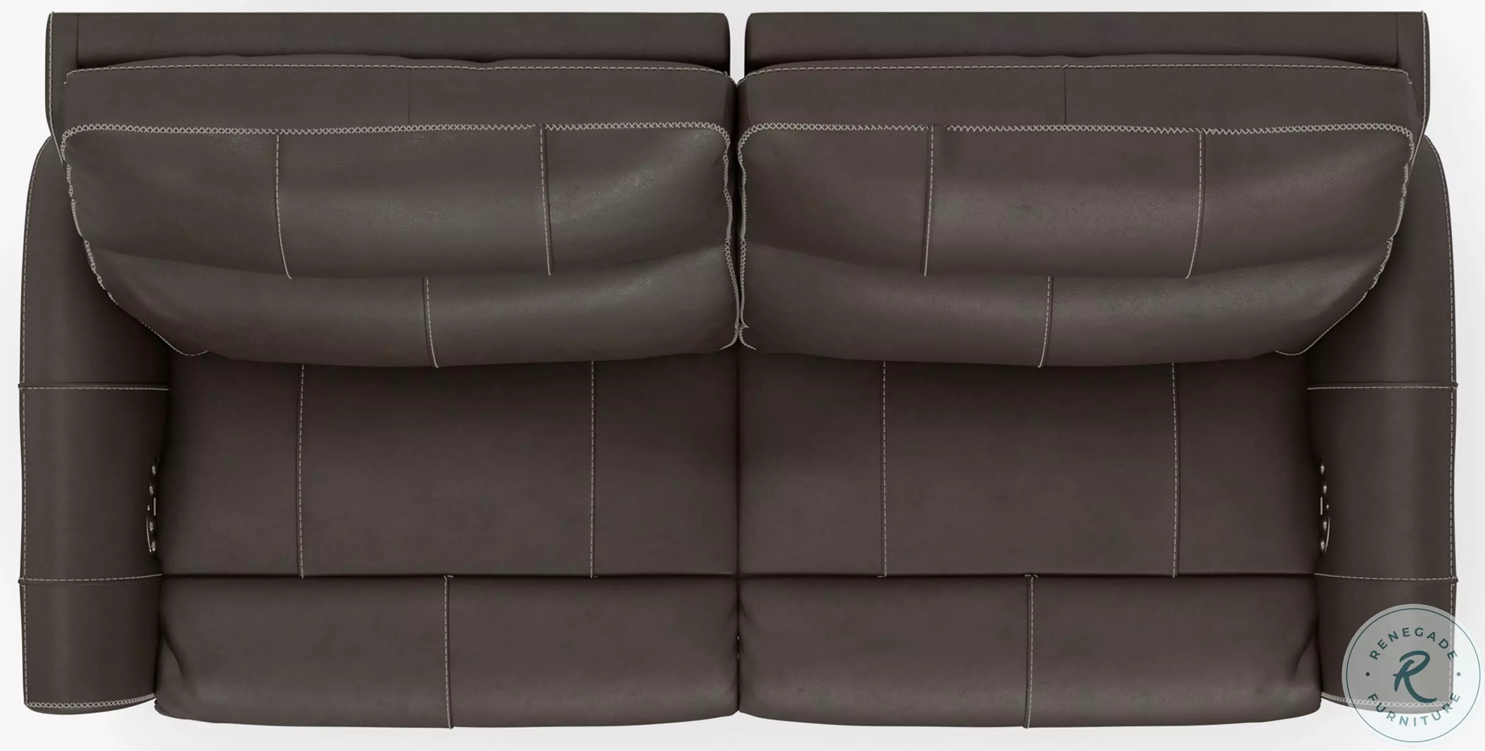 ＊ 美品⭐️familiar 160cm ＊ Fredda Coffee Lay Flat Power Reclining Sofa with Power Headrest