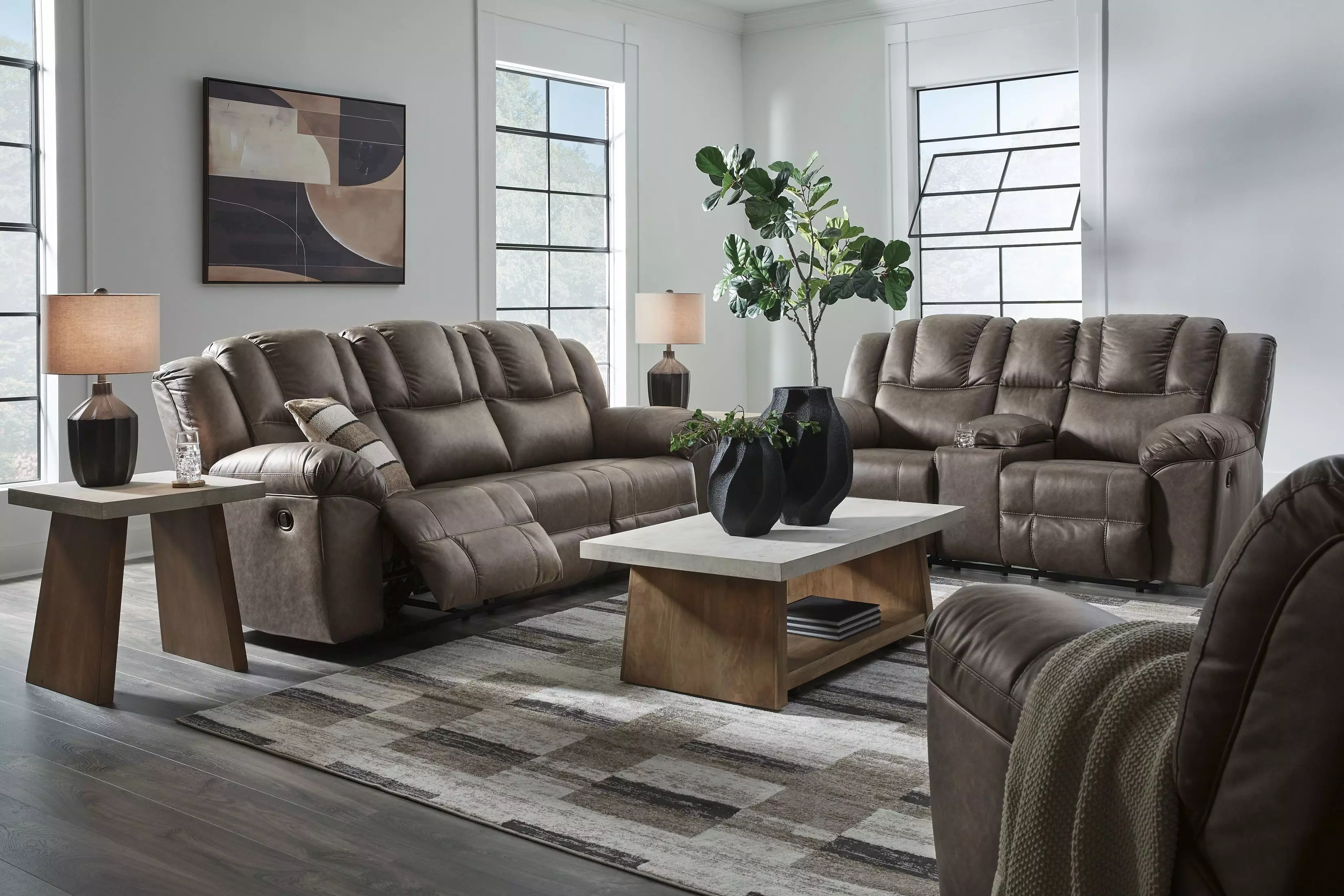 Knoxlee Driftwood Living Room Set (Also known as Windsley) From