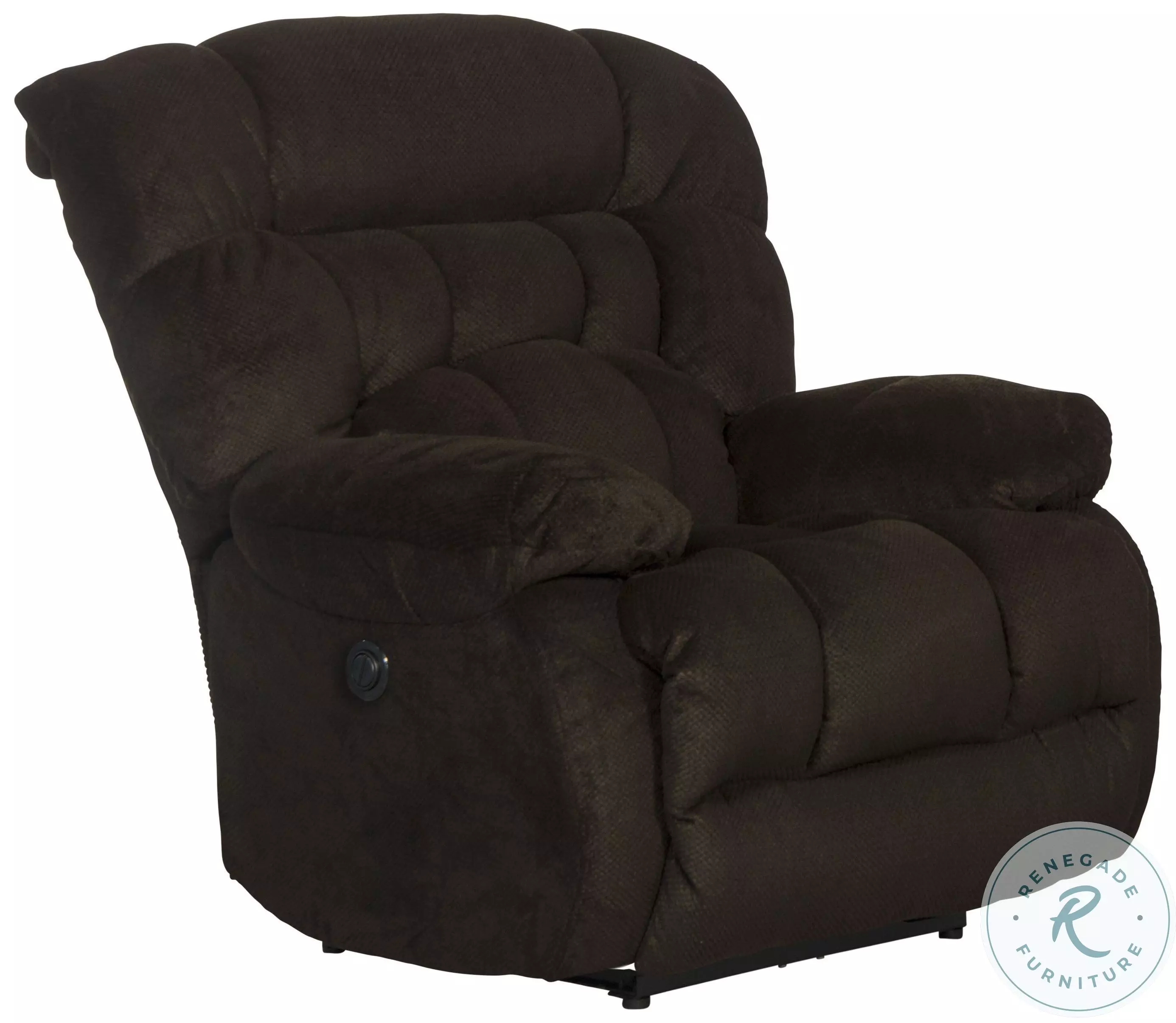 Daly Chocolate Power Lay Flat Recliner, 64765-7-1622-09, Catnapper