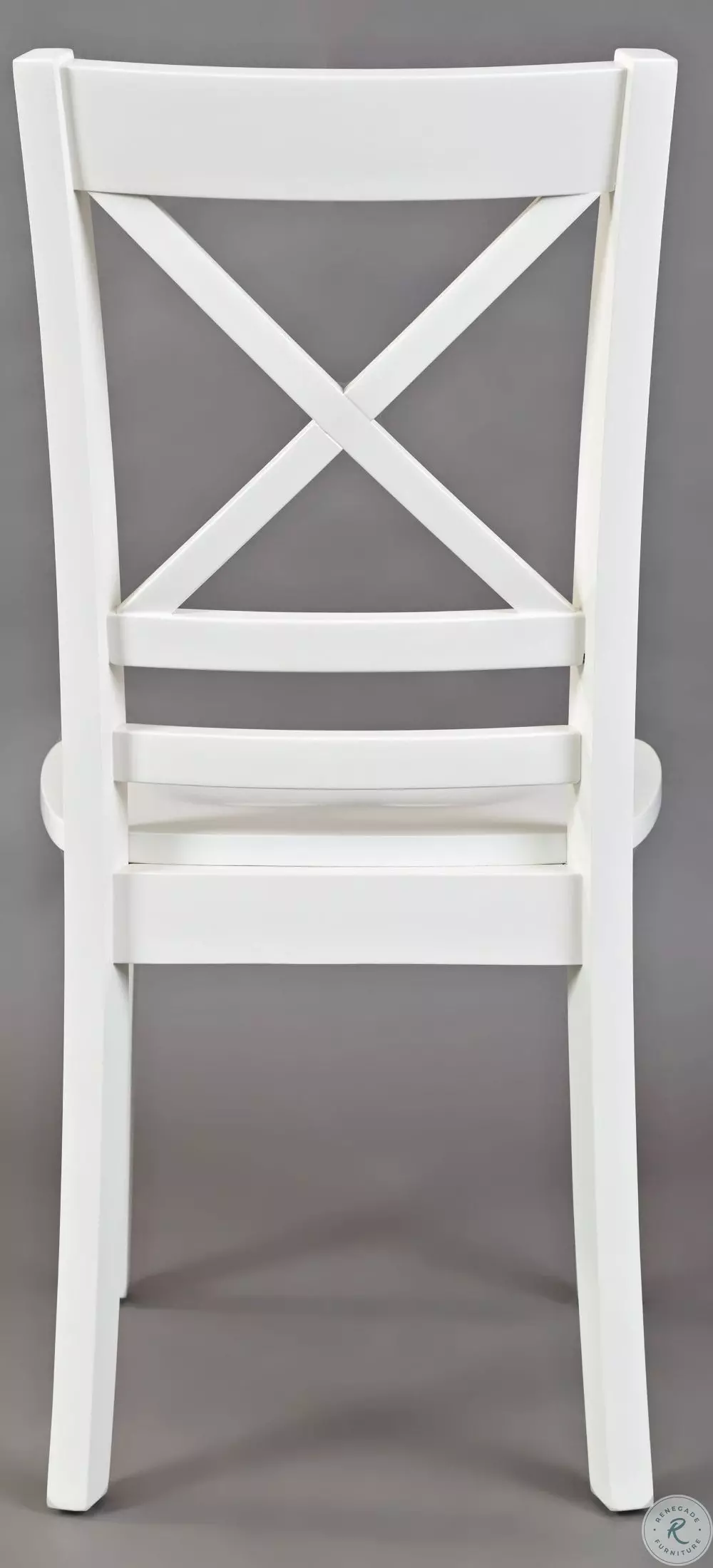 Simplicity Paperwhite Cross Back Side Chair Set of 2 From Home