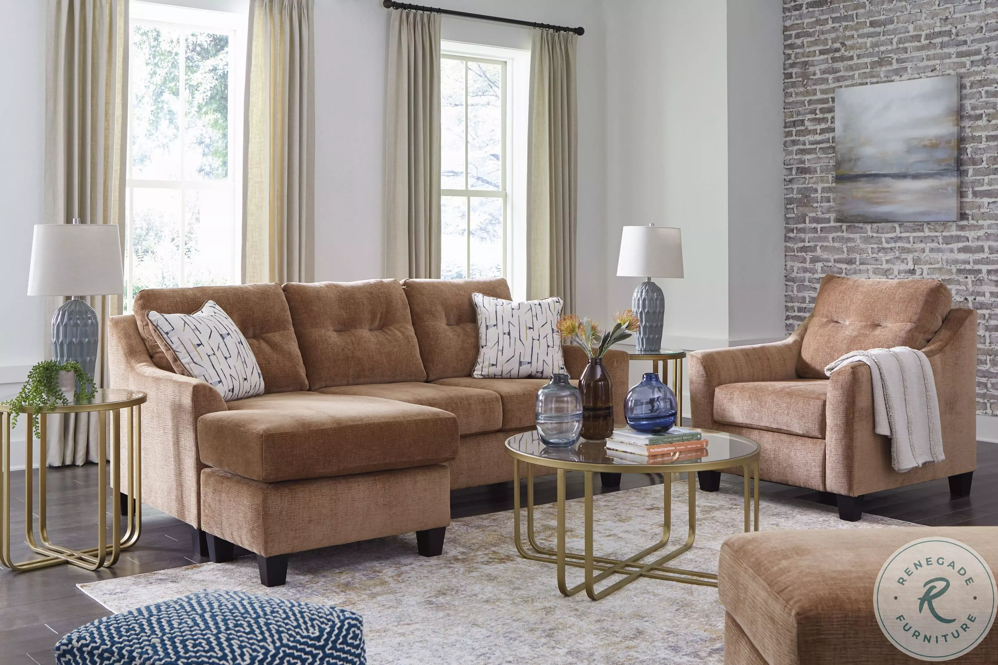 Amity Bay Clay Sectional from Ashley Furniture | Coleman Furniture