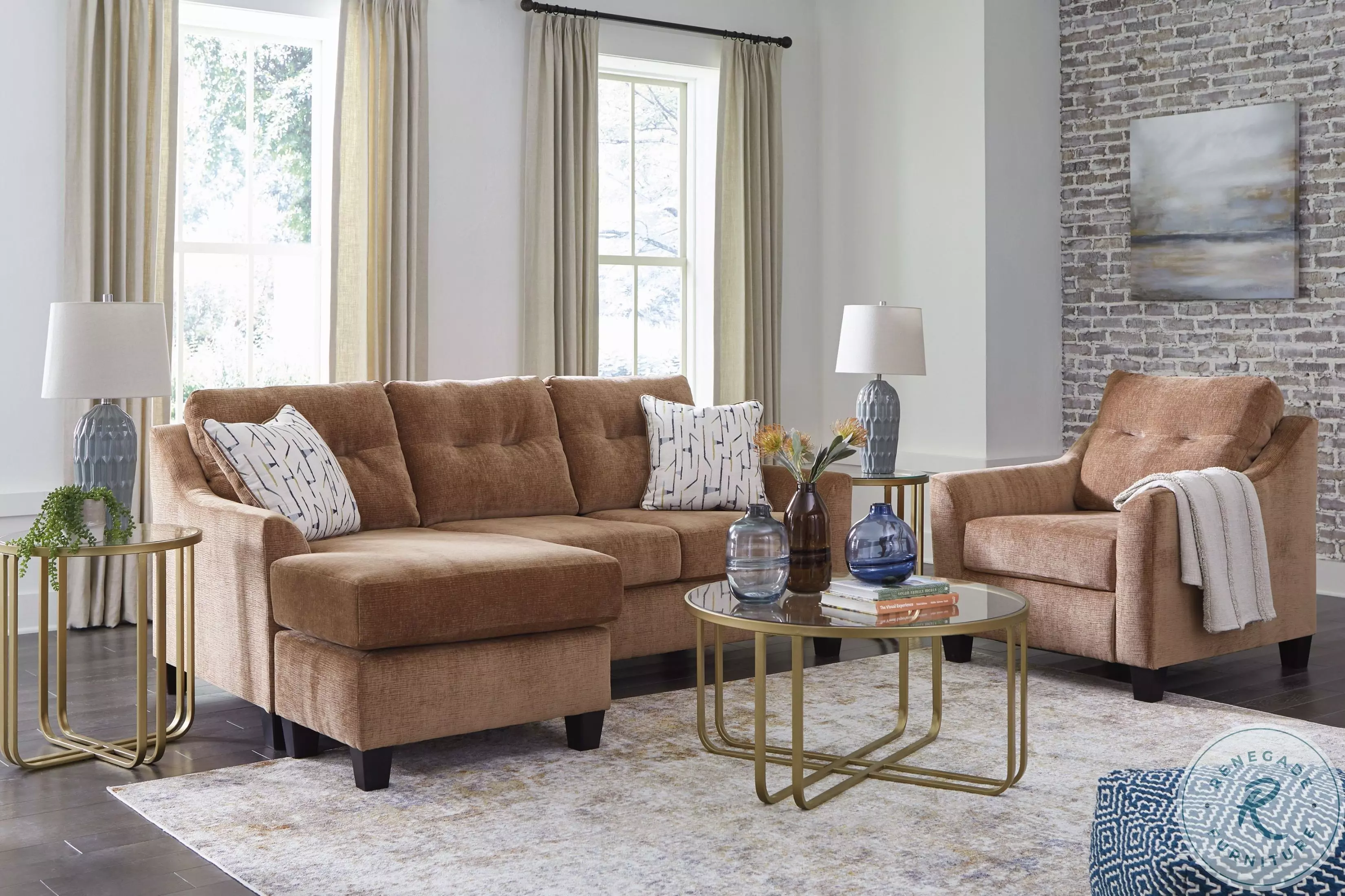 アシュレイ　Ashley オットマン　美品 Amity Bay Clay Sectional from Ashley Furniture | Coleman Furniture