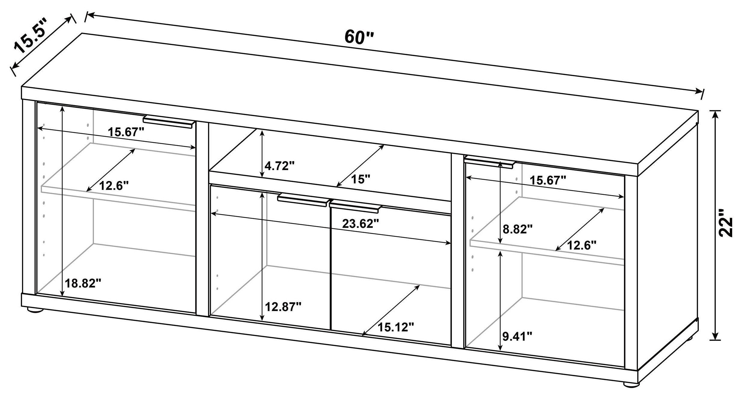 Tabby Mango 60" TV Stand