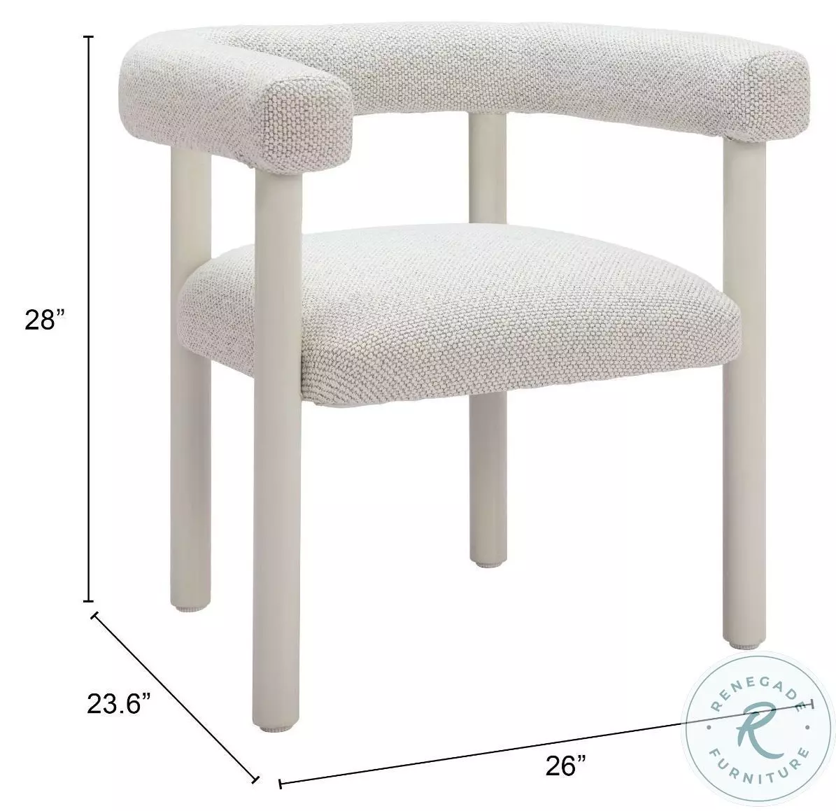 Sunbath White Outdoor Dining Chair Set Of 2