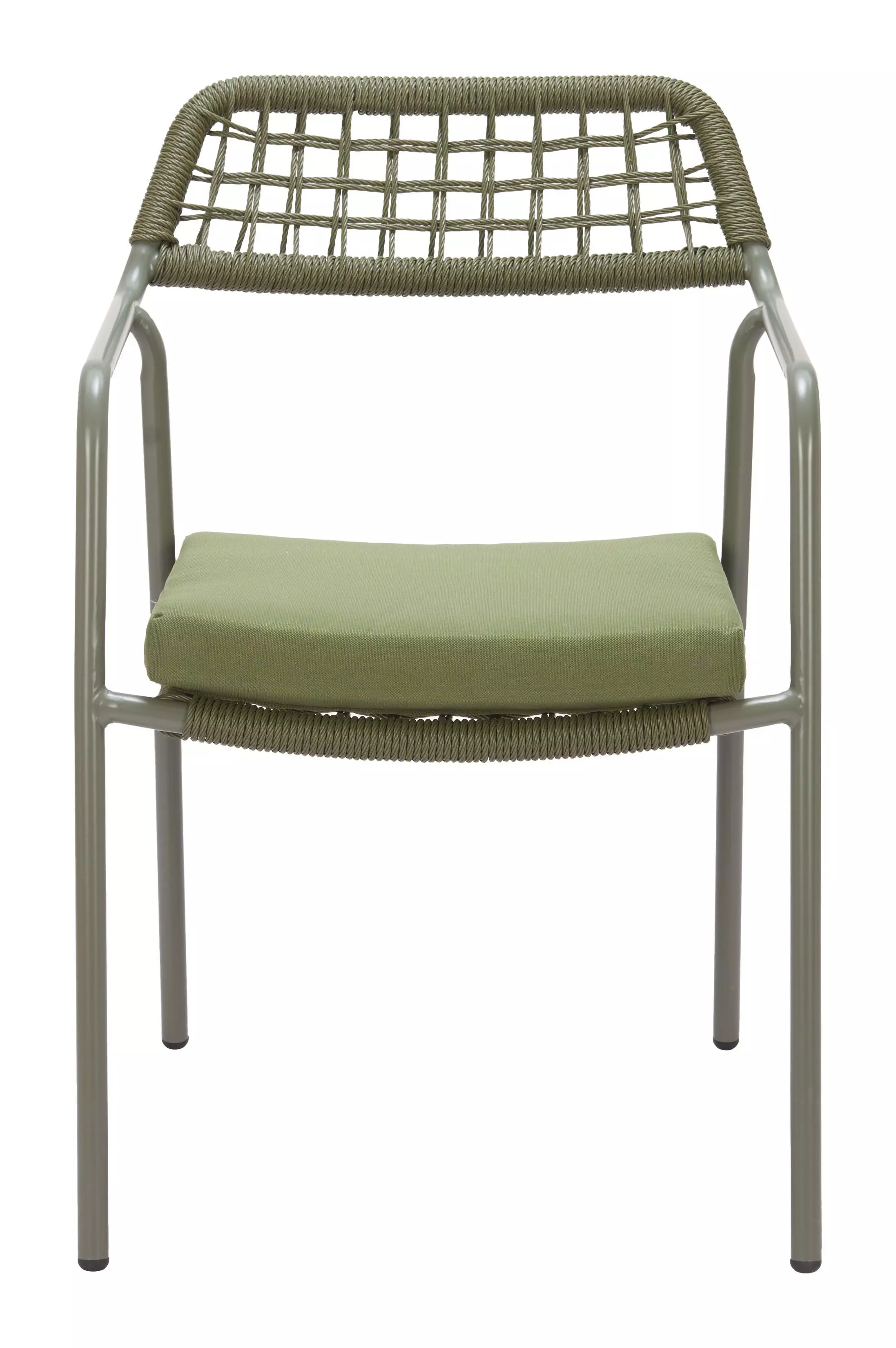 Rio Green Upholstered Outdoor Dining Chair Set of 2 From Zuo Home