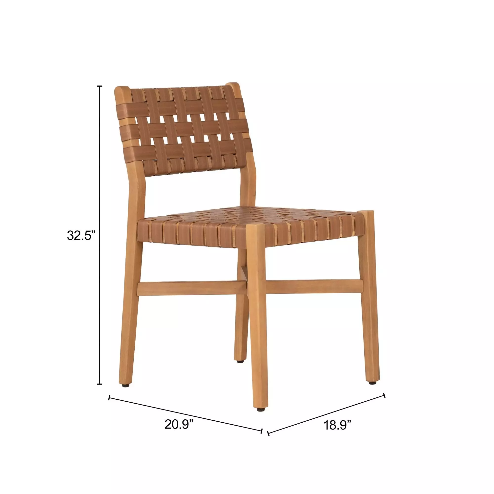 Mizuya Brown Outdoor Dining Chair