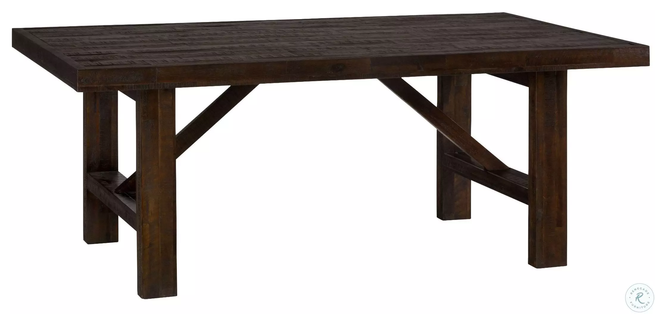 Kona Grove Rustic Chocolate Dining Table from Jofran | Coleman Kona Grove Rustic Chocolate Dining Table from Jofran | Coleman