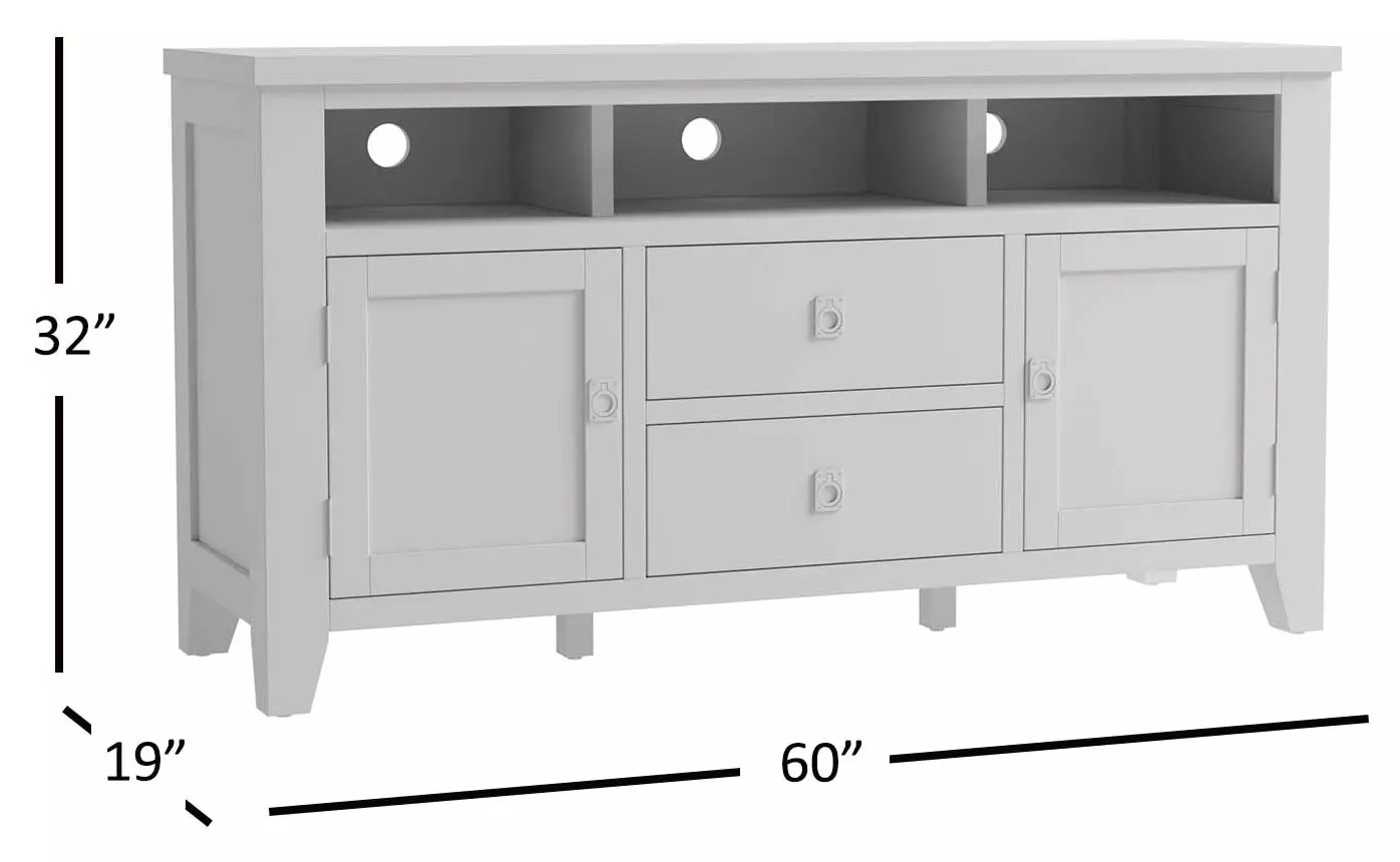 Kona Grove Chocolate Dark Brown 60" TV Stand