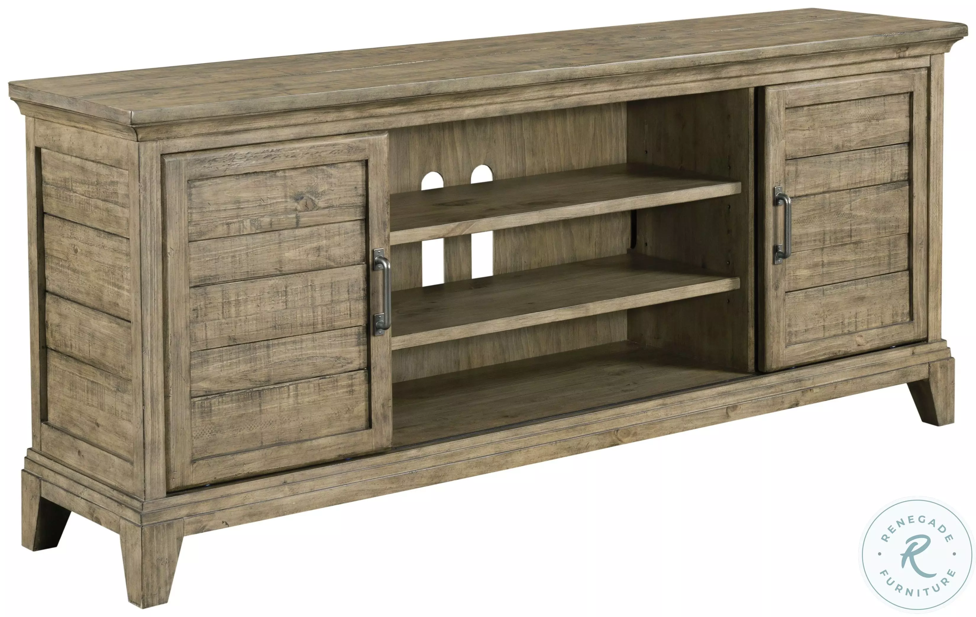 Plank Road Stone Arden Entertainment Console from Kincaid