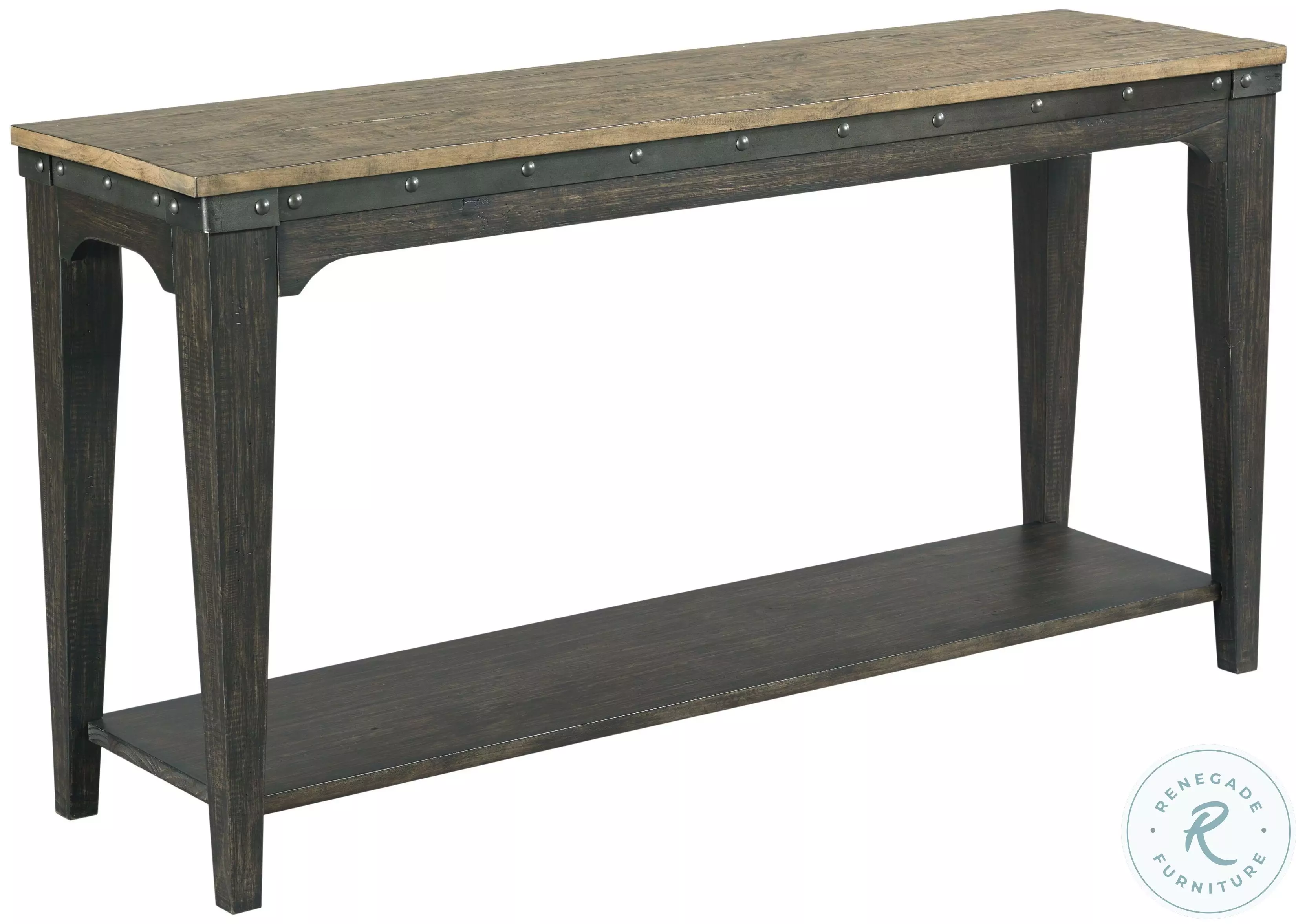 Plank Road Charcoal Artisans Hall Console from Kincaid | Coleman