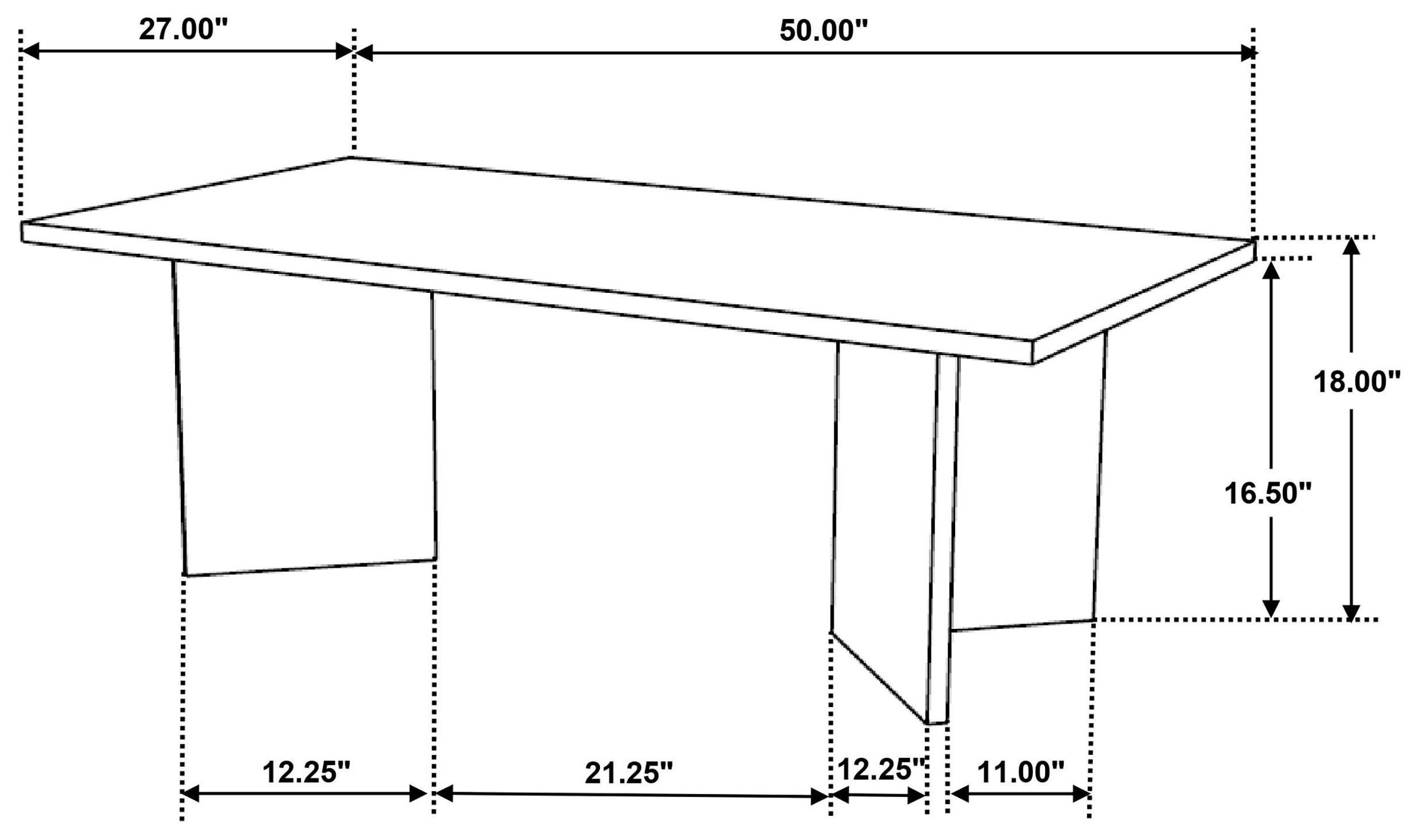 Andando Mango Brown Solid Wood Rectangular Cocktail Table
