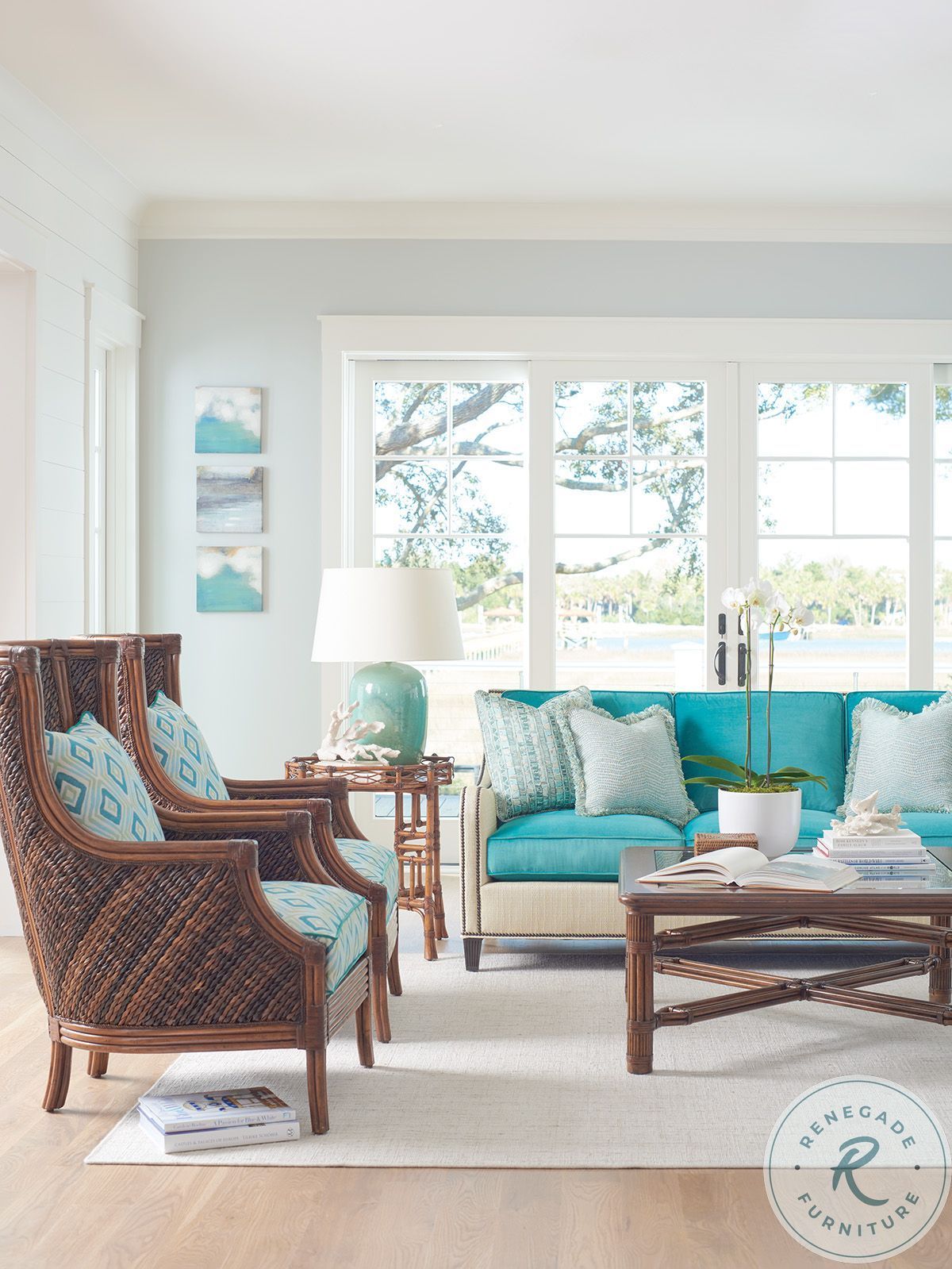 set living room on Verdante Emerald Green Living Room Set From Furniture Of America Coleman Furniture