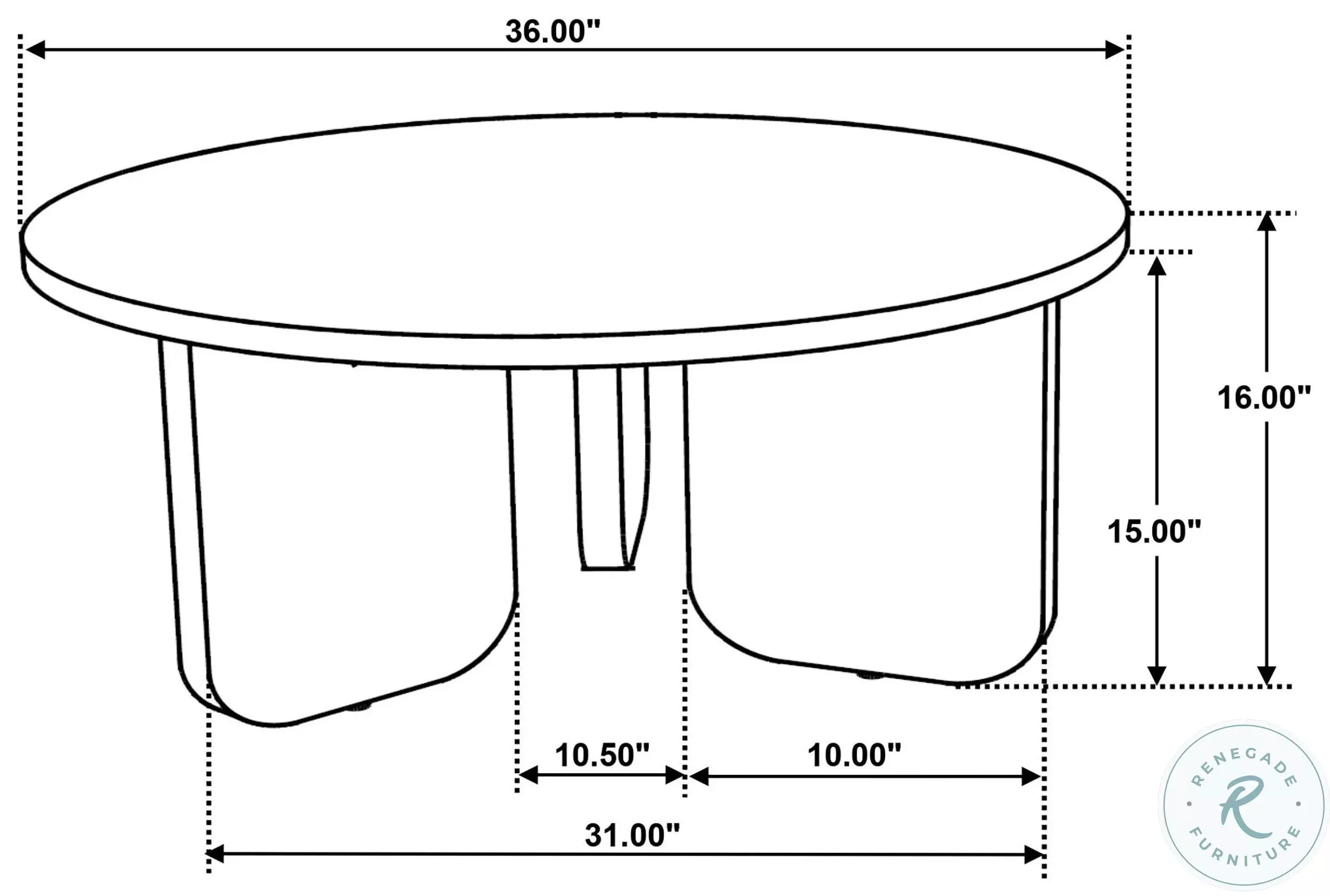 Dale Brown Round Coffee Table