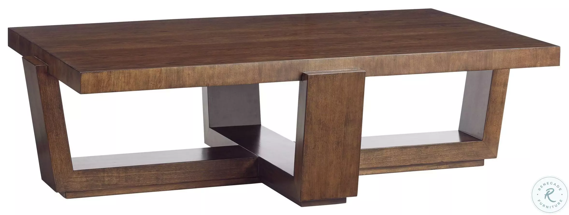 コンパイルギャラリー123 Laurel Canyon Esplanade Cherry Rectangular Cocktail Table from